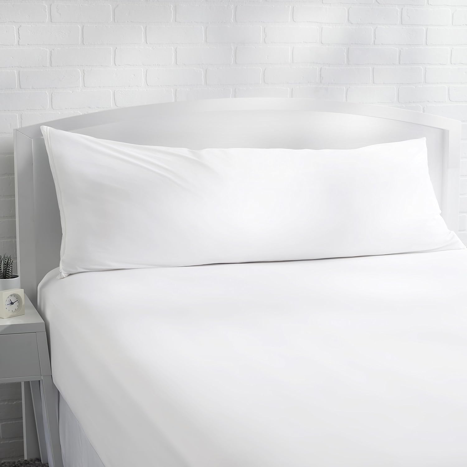 Amazon Basics Hypoallergenic Protector Cover Pillowcases - 21 x 55 Inc