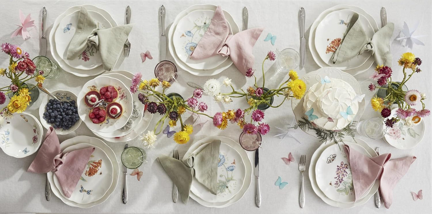 Lenox Dinnerware Set, Butterfly Meadow 28-Piece Set, Service For 4, Po