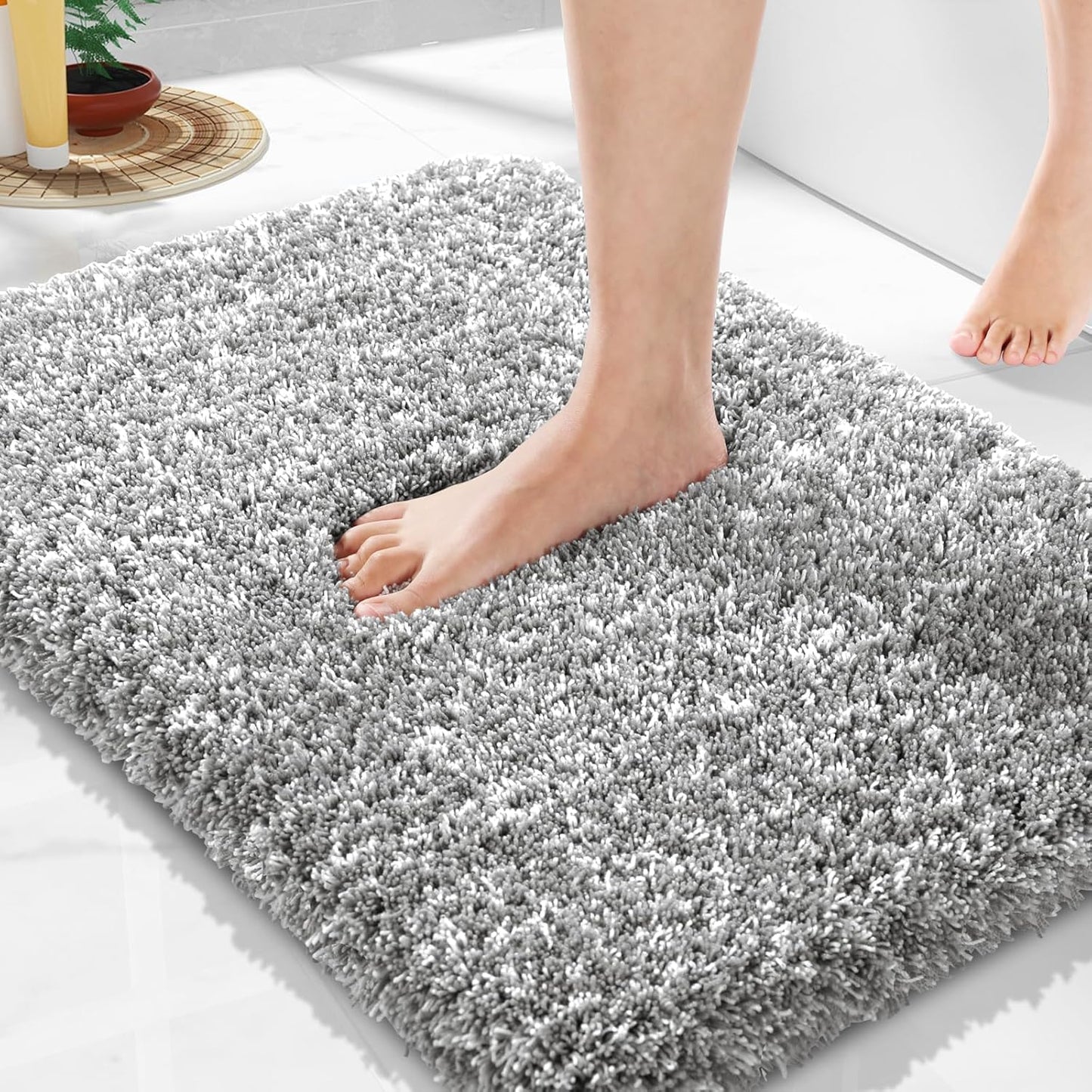 Yimobra Bathroom Rugs Non Slip Washable, Ultra Soft and Water Absorben