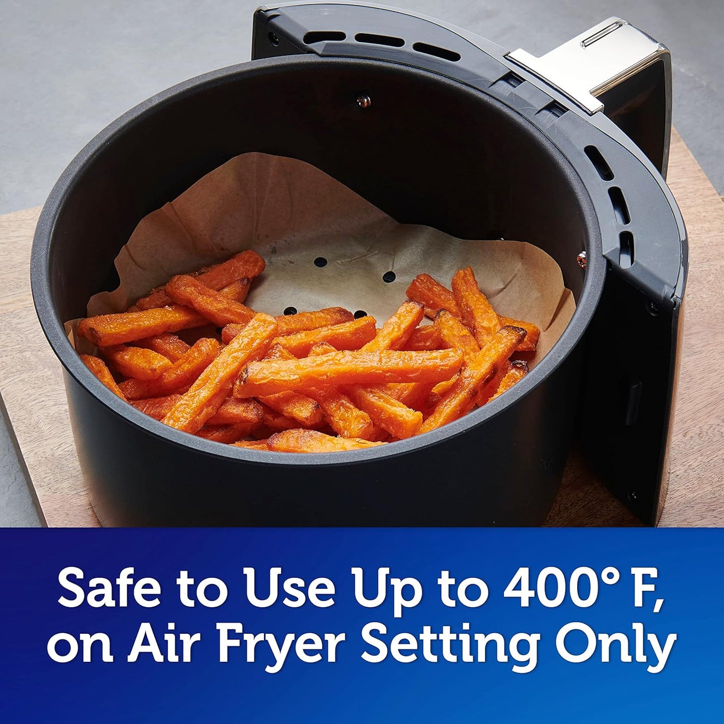 Reynolds Kitchens Air Fryer Liners Disposable, Unbleached Parchment Pa