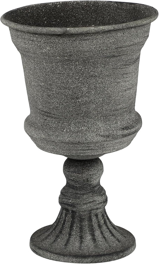 Milisten Metal Flower Vase Rustic Gray Iron Floral Pot Tabletop Flower Arranging Planter for Wedding Home Décor