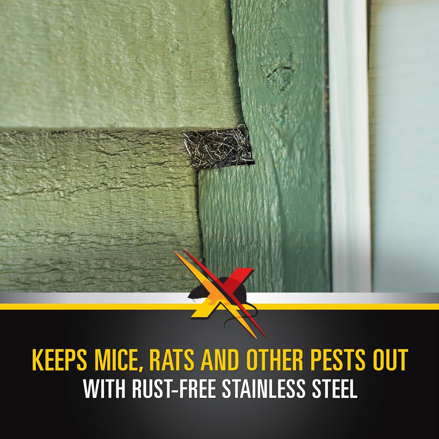 Xcluder Rodent Control Fill Fabric, Large DIY Kit with Inspection and 