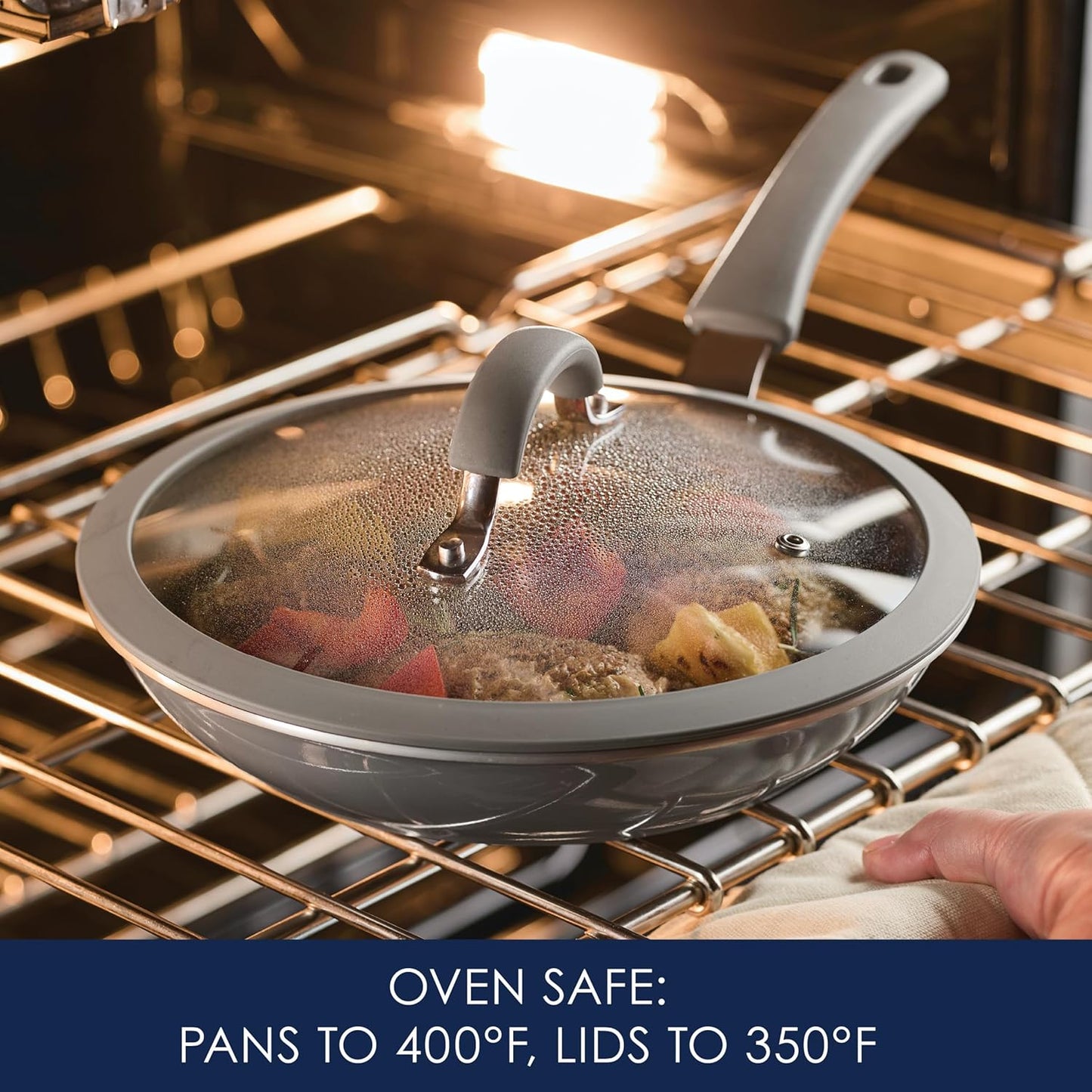 Rachael Ray Cook + Create Nonstick Cookware/Pots and Pan Set, 10 Piece