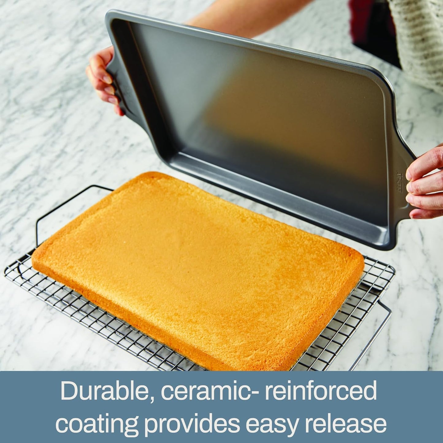 All-Clad Pro-Release Nonstick Bakeware Set 10 Piece Oven Safe 450F Hal