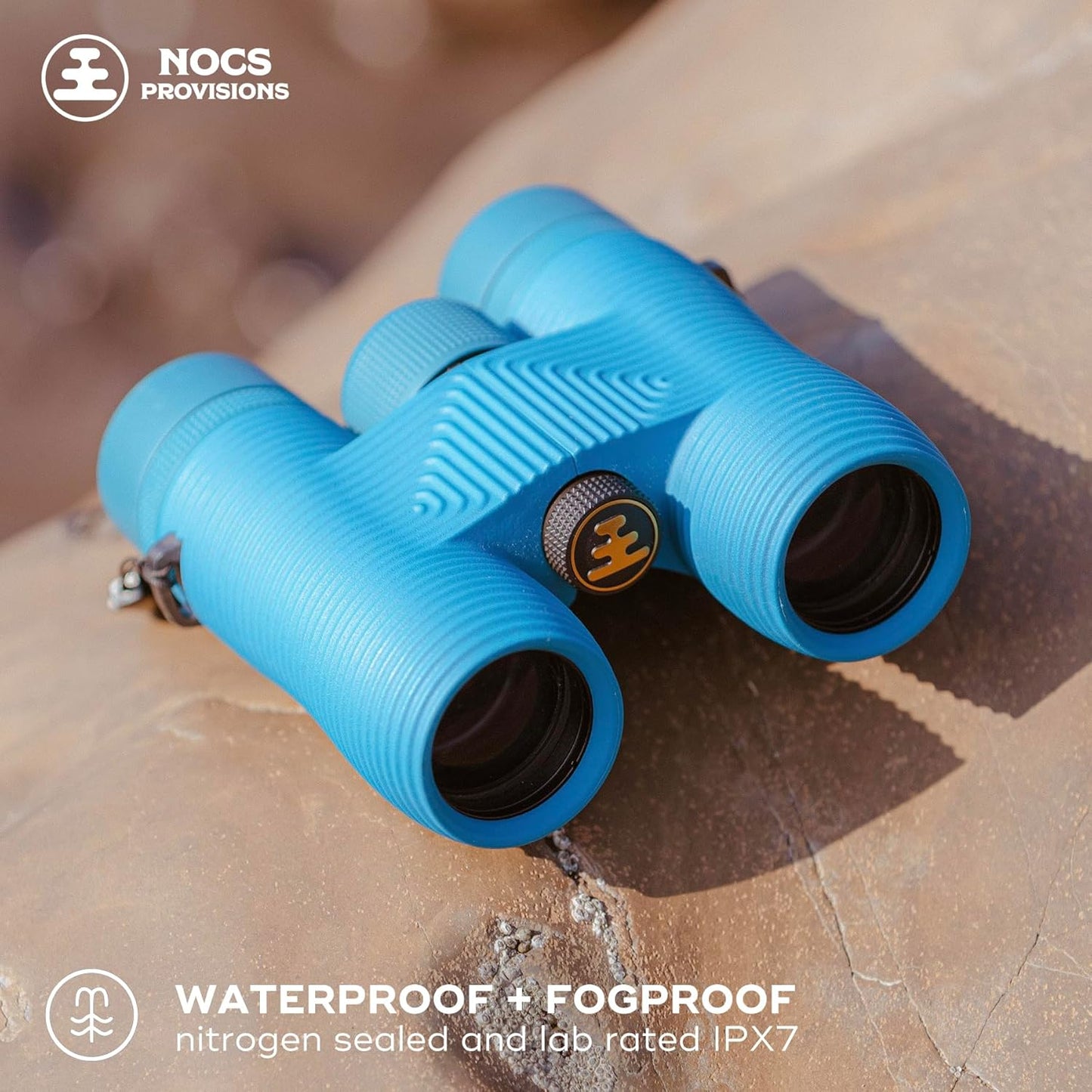 Nocs Provisions Field Issue Compact 8x32 Waterproof Binoculars, Shockp