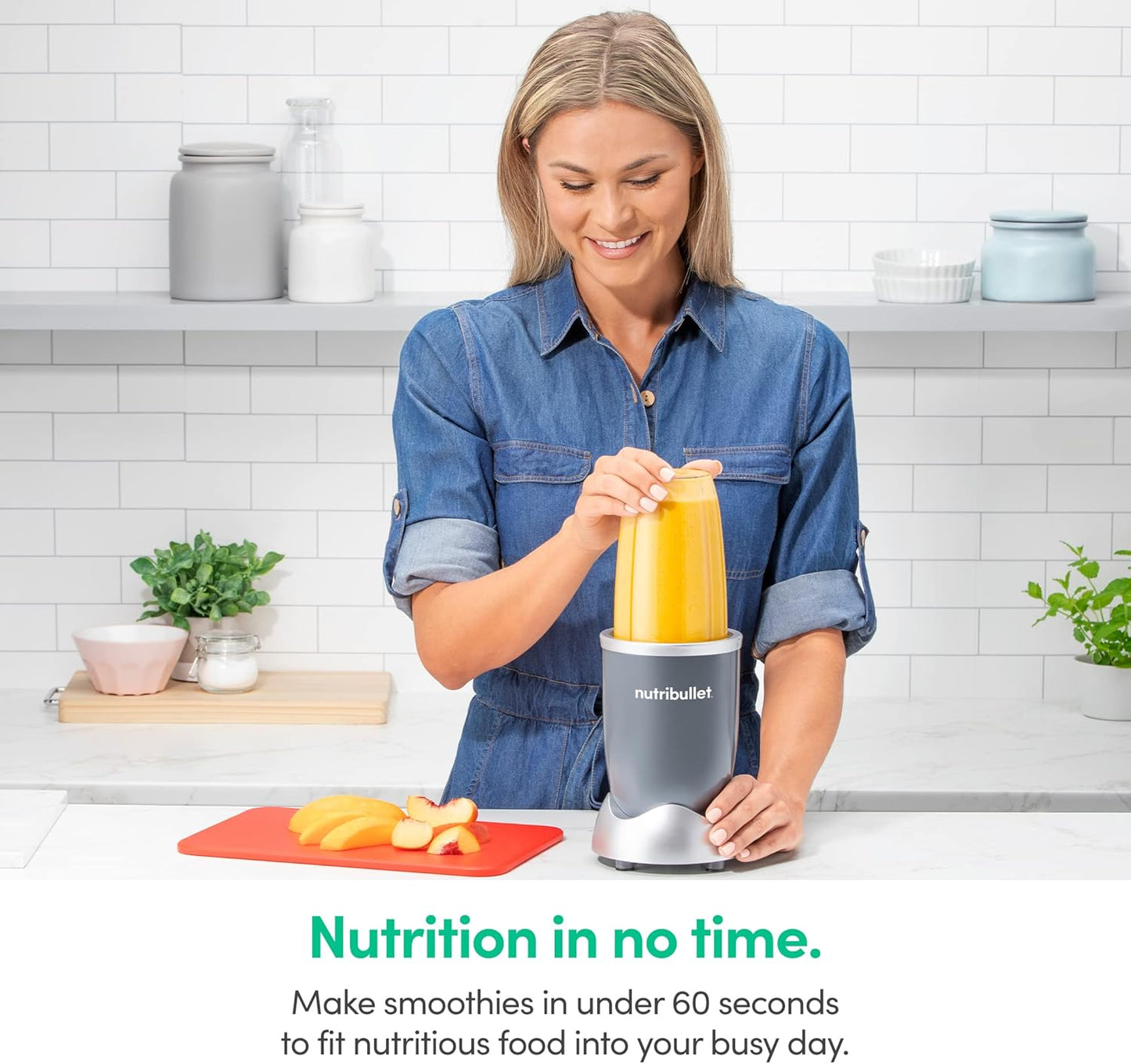 nutribullet Personal Blender, Shakes, Smoothies, Food Prep, and Frozen