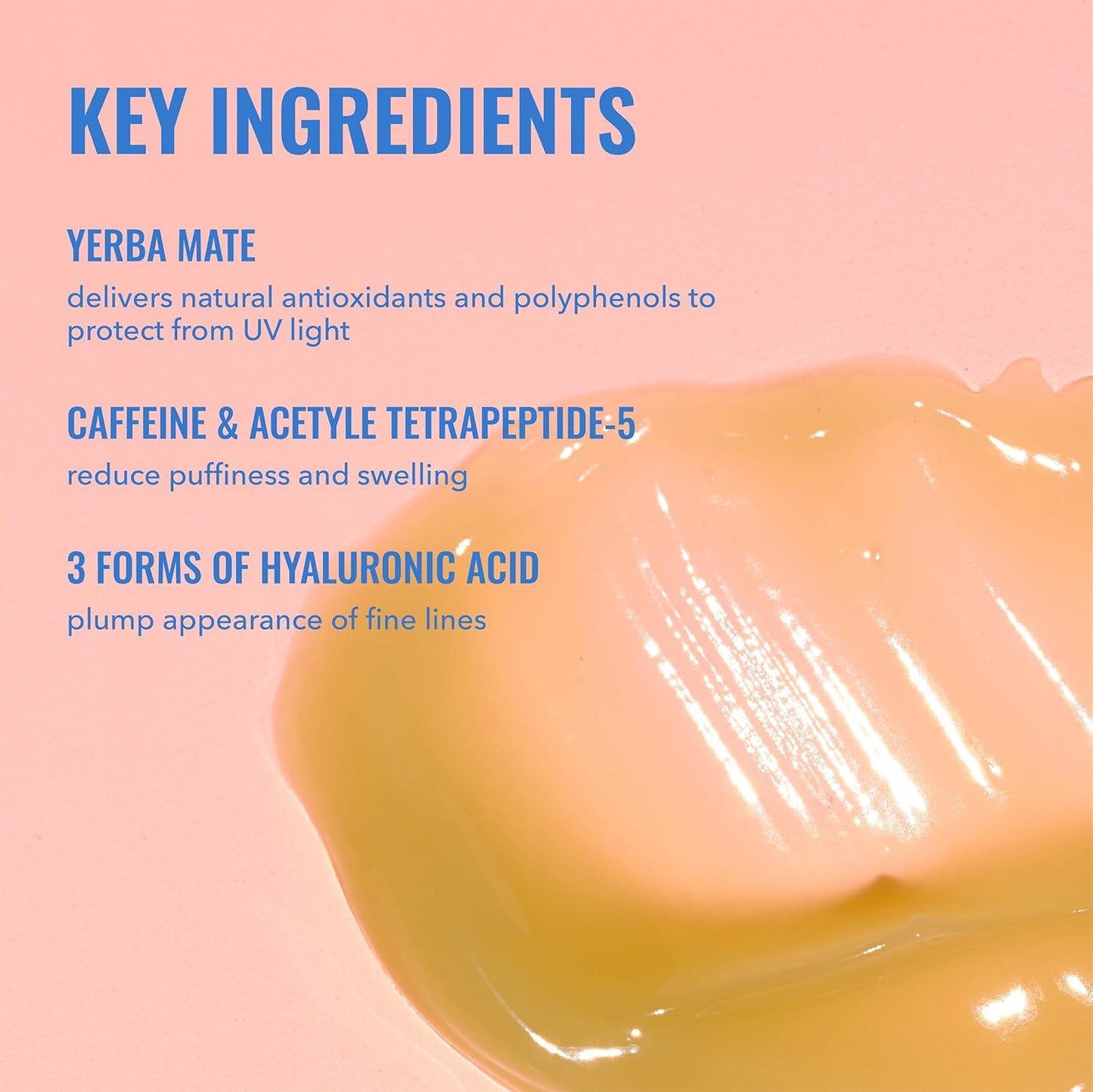 Good Molecules Yerba Mate Wake Up Eye Gel - Hydrating Under Eye Gel Cr