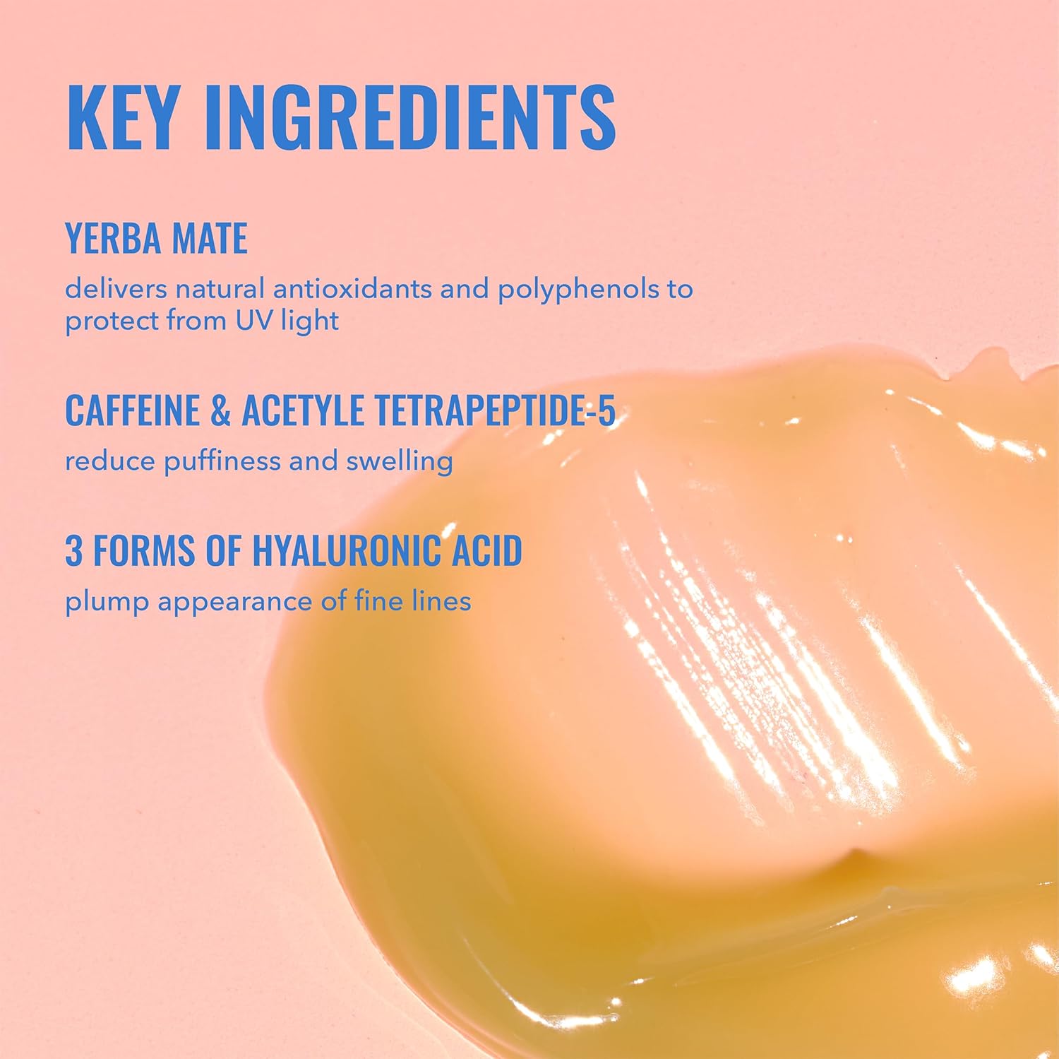 Good Molecules Yerba Mate Wake Up Eye Gel - Hydrating Under Eye Gel Cr