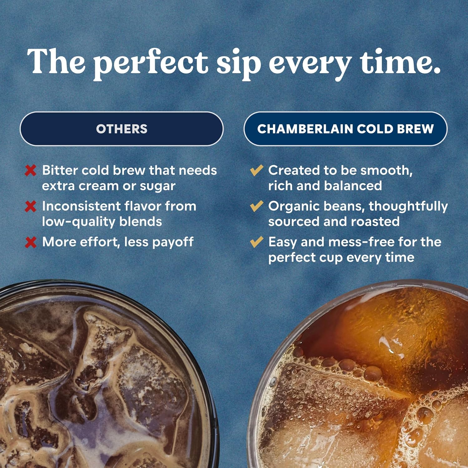 Chamberlain Coffee Organic Variety Cold Brew Singles Medium Roast – 10