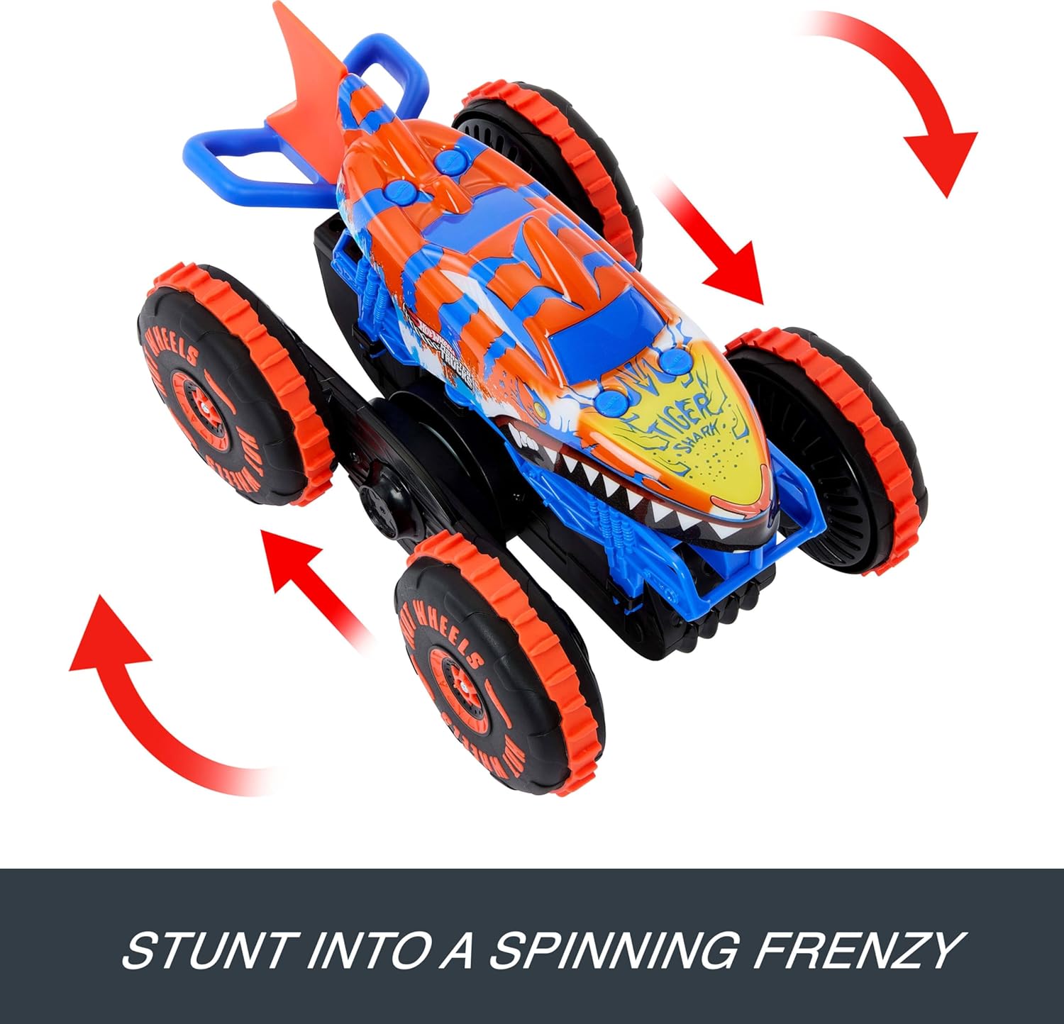 Hot Wheels Monster Trucks Remote Control Toy Vehicle, Large-Scale RC T