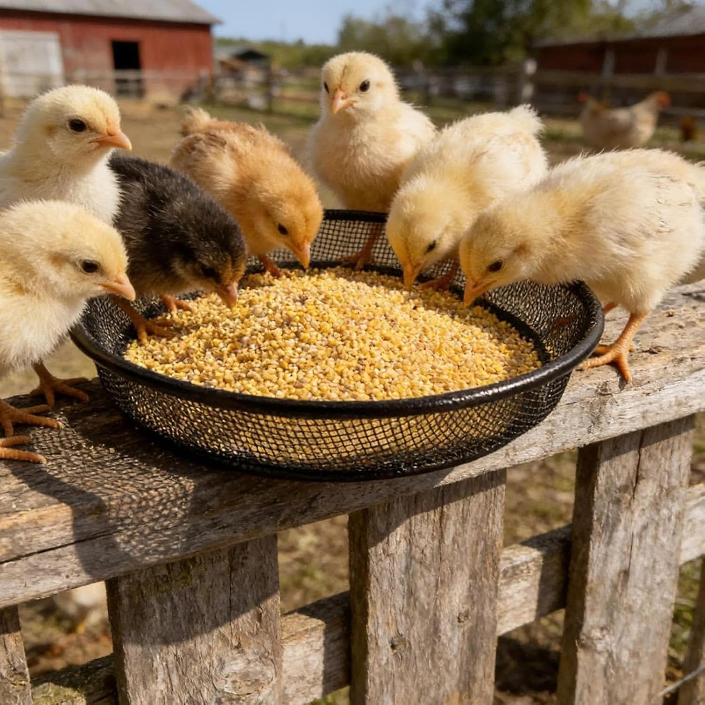Bird Feeder Tray - Mesh Food Plate for Outdoor Feeding | Rust Resistant Metal Bowl with Easy Setup, Portable Design & Practical Accessory for Sparrow, Lovebird, Garden, Park and Courtyard Use