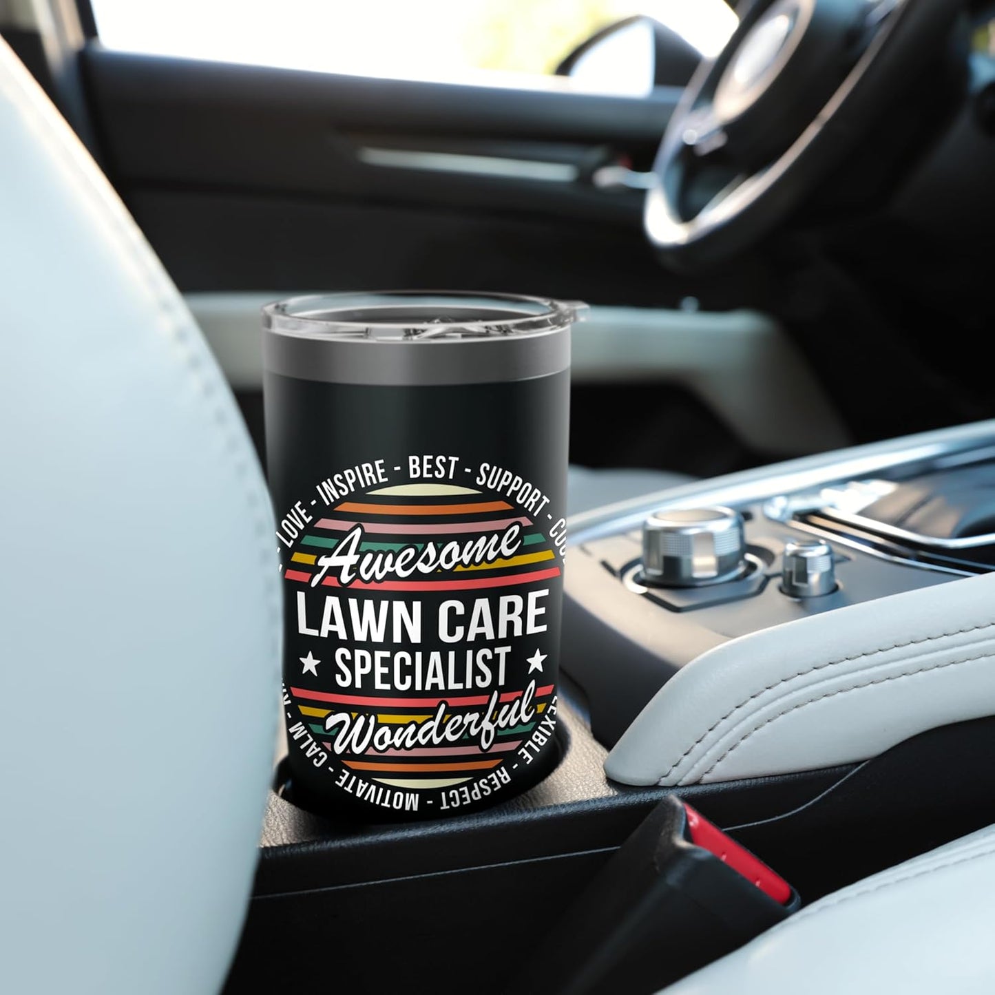 Lawn Care Specialist Tshirt Gifts Appreciation Inspire Stainless Steel Insulated Tumbler