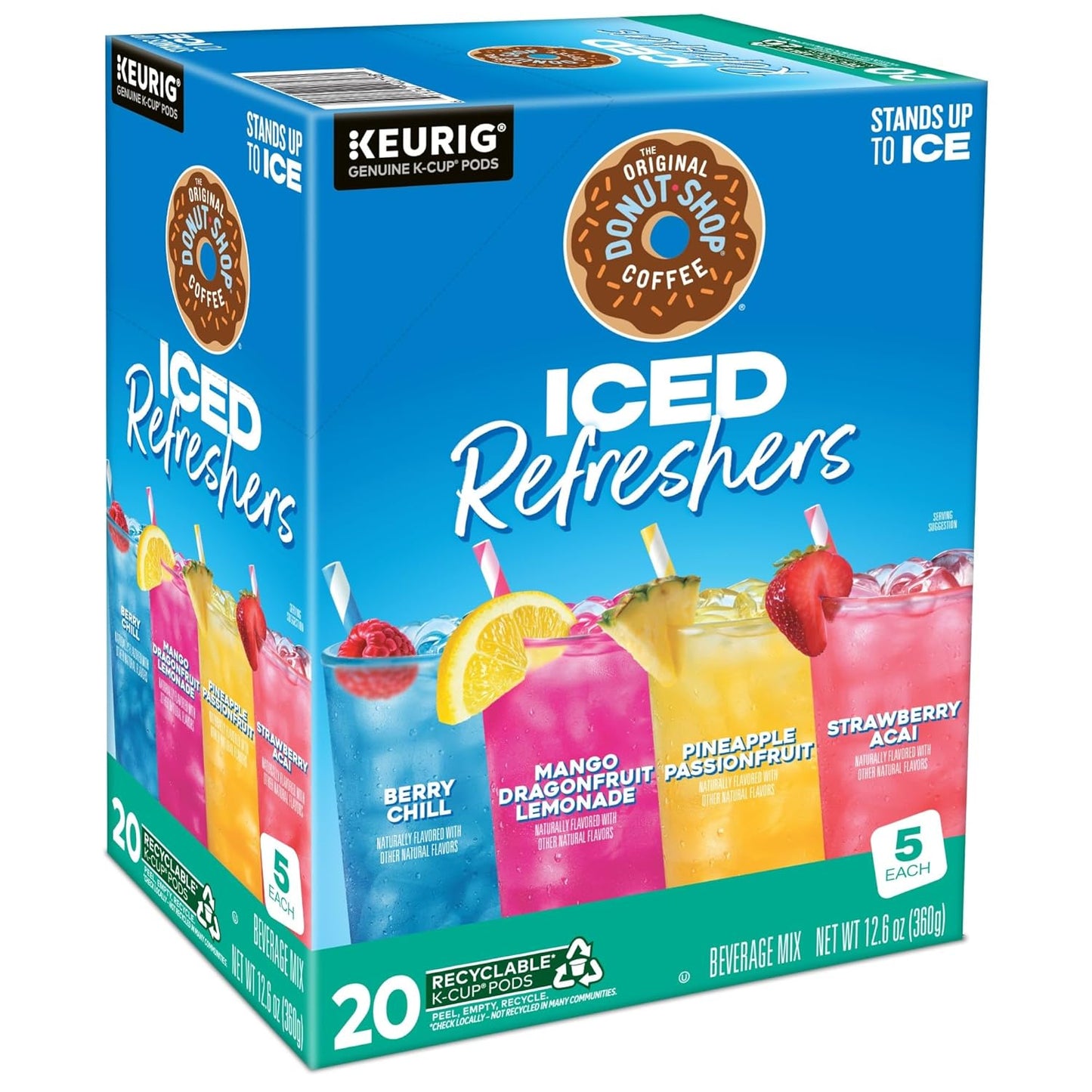 The Original Donut Shop, Iced Refreshers, Keurig Single Serve K-Cup Po