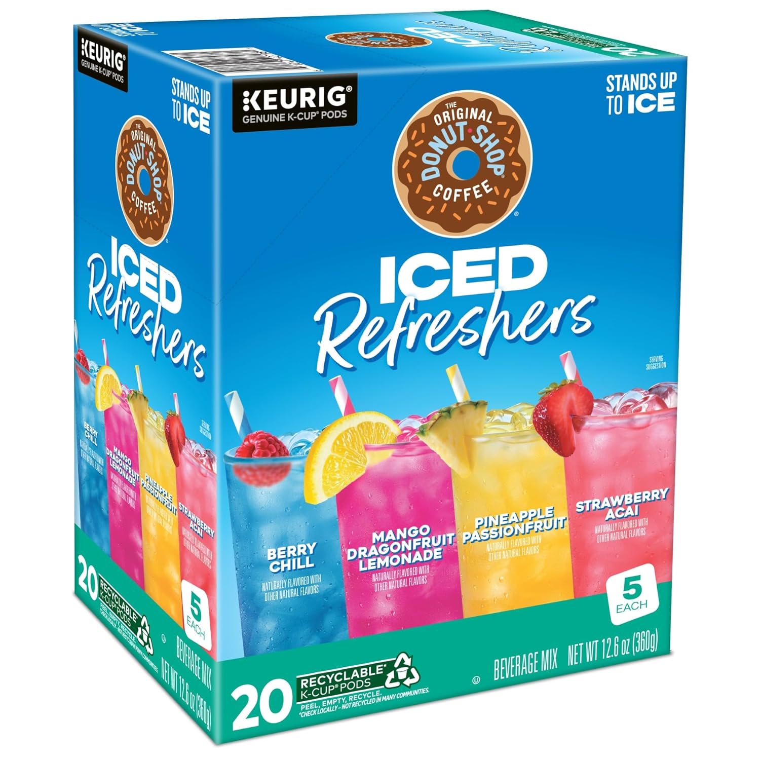 The Original Donut Shop, Iced Refreshers, Keurig Single Serve K-Cup Po