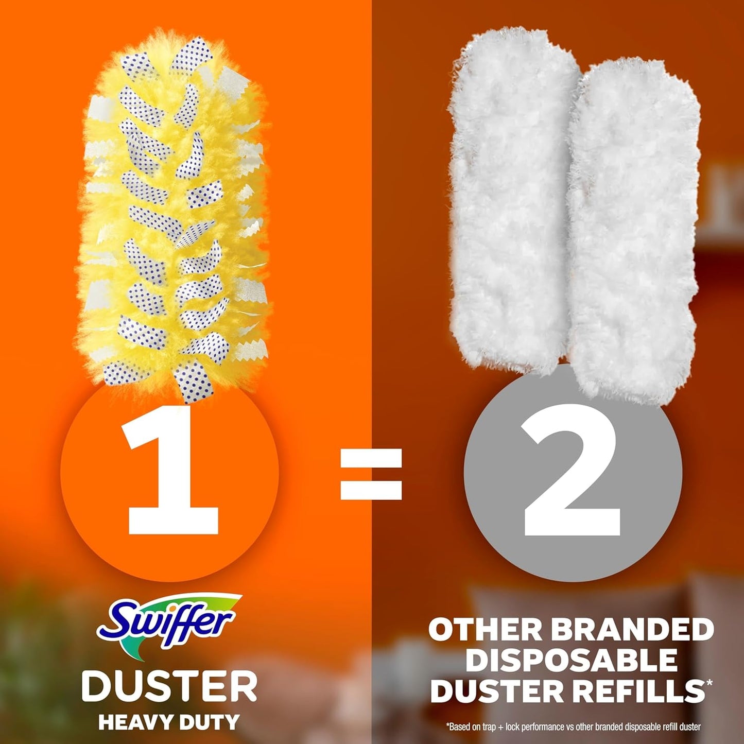 Swiffer Duster Kit with 3 ft Extendable Handle, Heavy Duty Dusting Sta