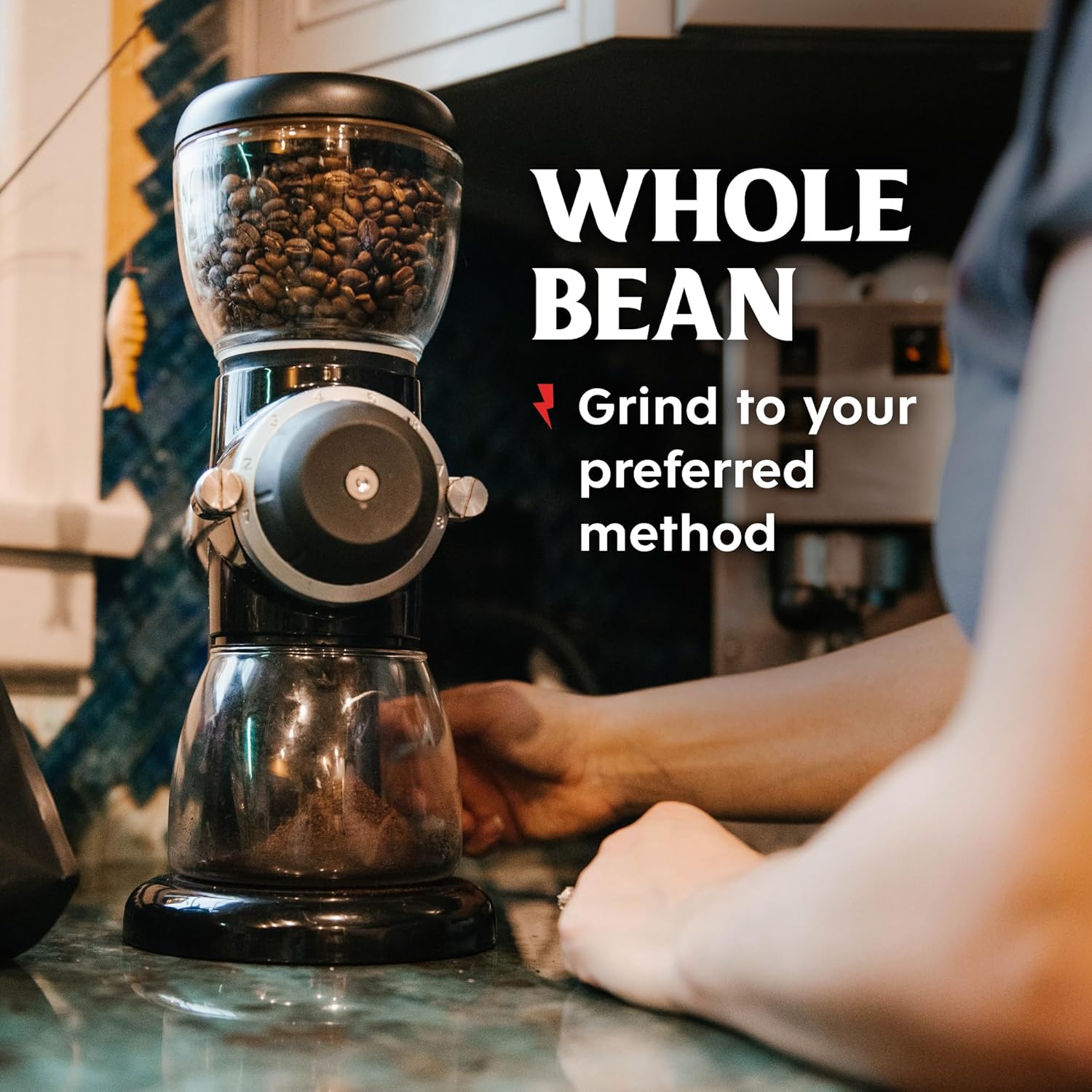 Death Wish Coffee, Organic and Fair Trade Dark Roast Whole Bean Coffee