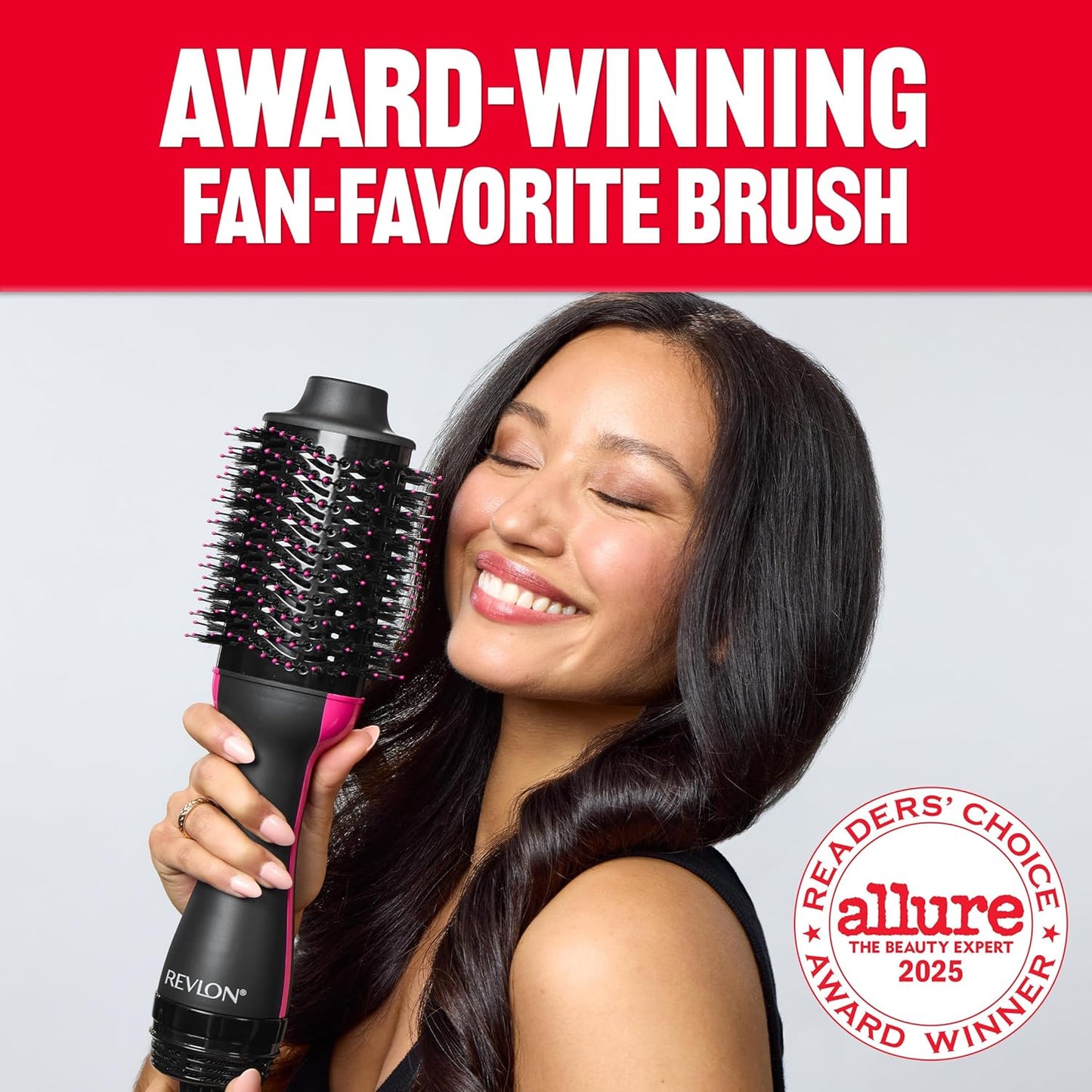 REVLON One-Step Volumizer, Blow Dryer Brush for Easy Salon-Style Blowo