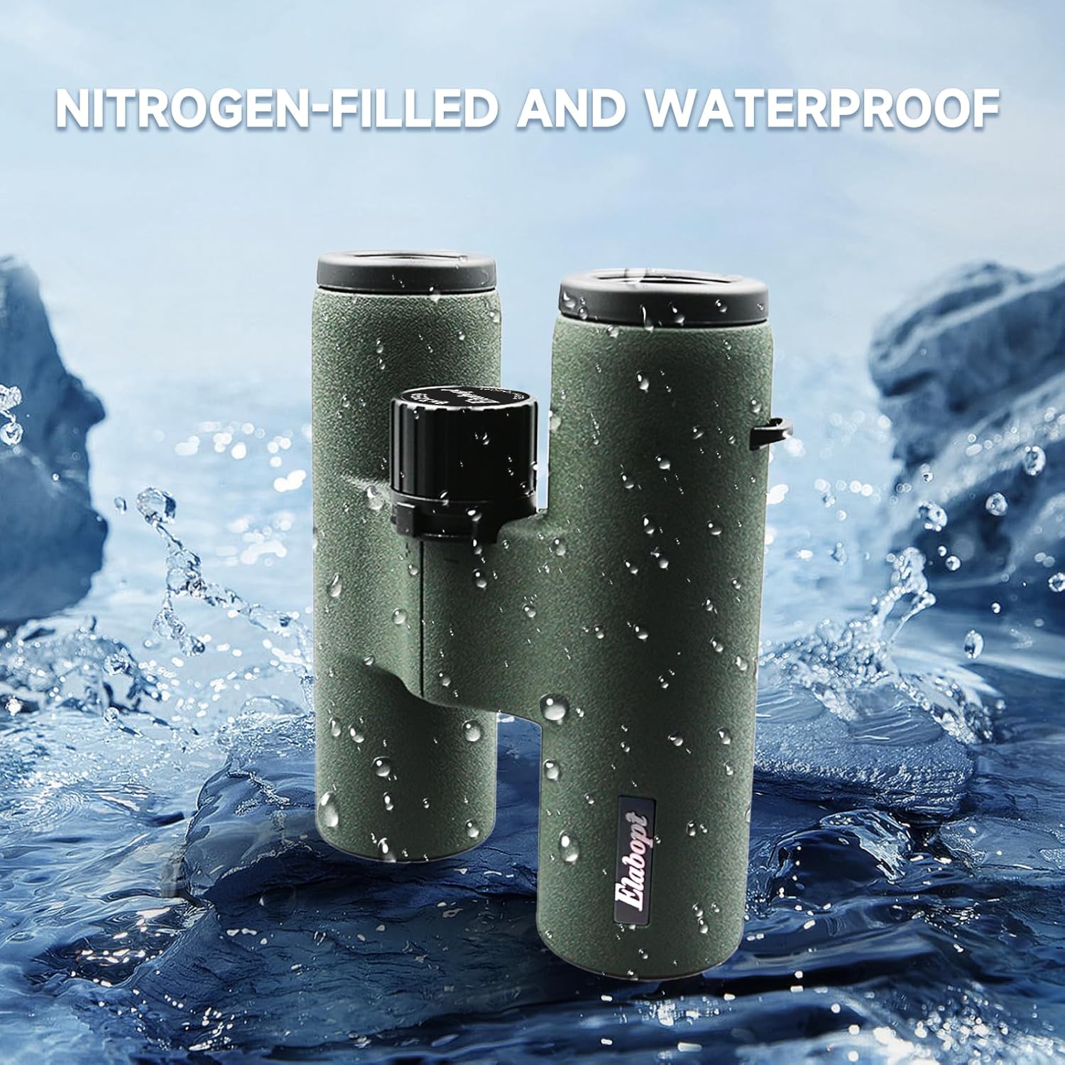 8x32ED Compact Binoculars for Adults – High-Powered BAK4 Prisms, Diamo