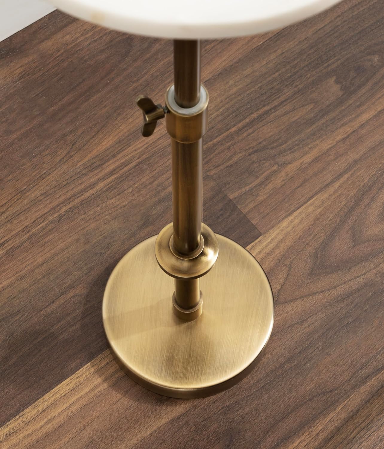Kate and Laurel Engles Traditional Adjustable-Height Pedestal Drink Ta