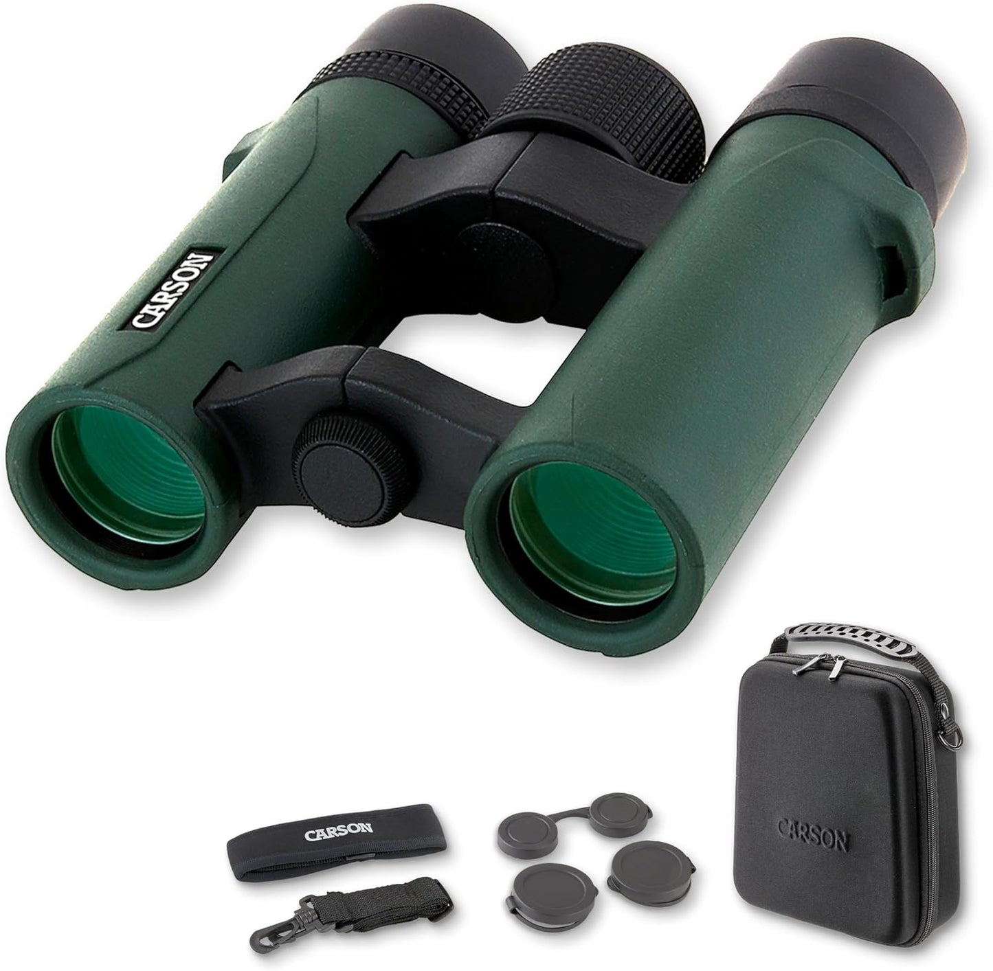 Carson RD Series 8x26mm Open-Bridge Waterproof Compact Binoculars (RD-