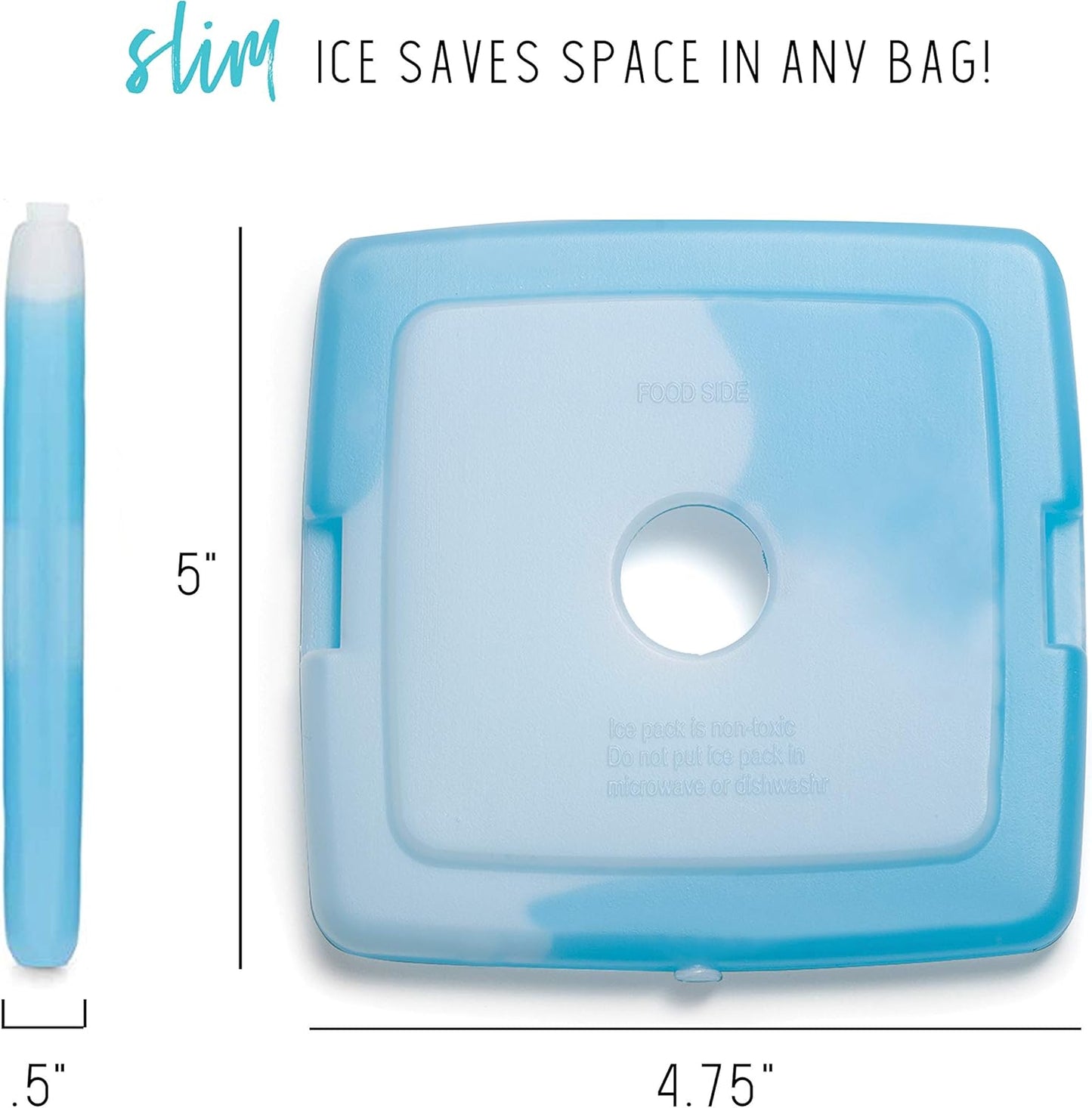 Mac Sports Mac Wagon (WTC-145) Black & Fit & Fresh Cool Coolers Reusable Ice Packs, Set of 4, Clear, Package May Vary