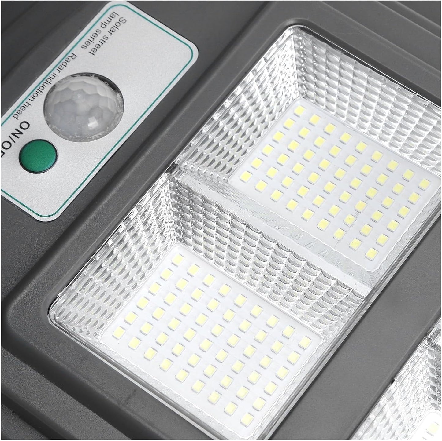 110W Solar Street Light Wall Lamp with Motion Sensor and Remote Control for Garage Patio Garden Outdoor Lighting