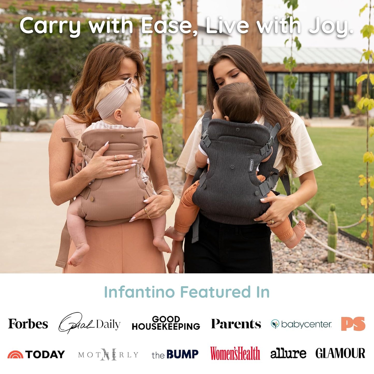 Infantino Flip Luxe 4-in-1 Convertible Baby Carrier, Ergonomic Infant 