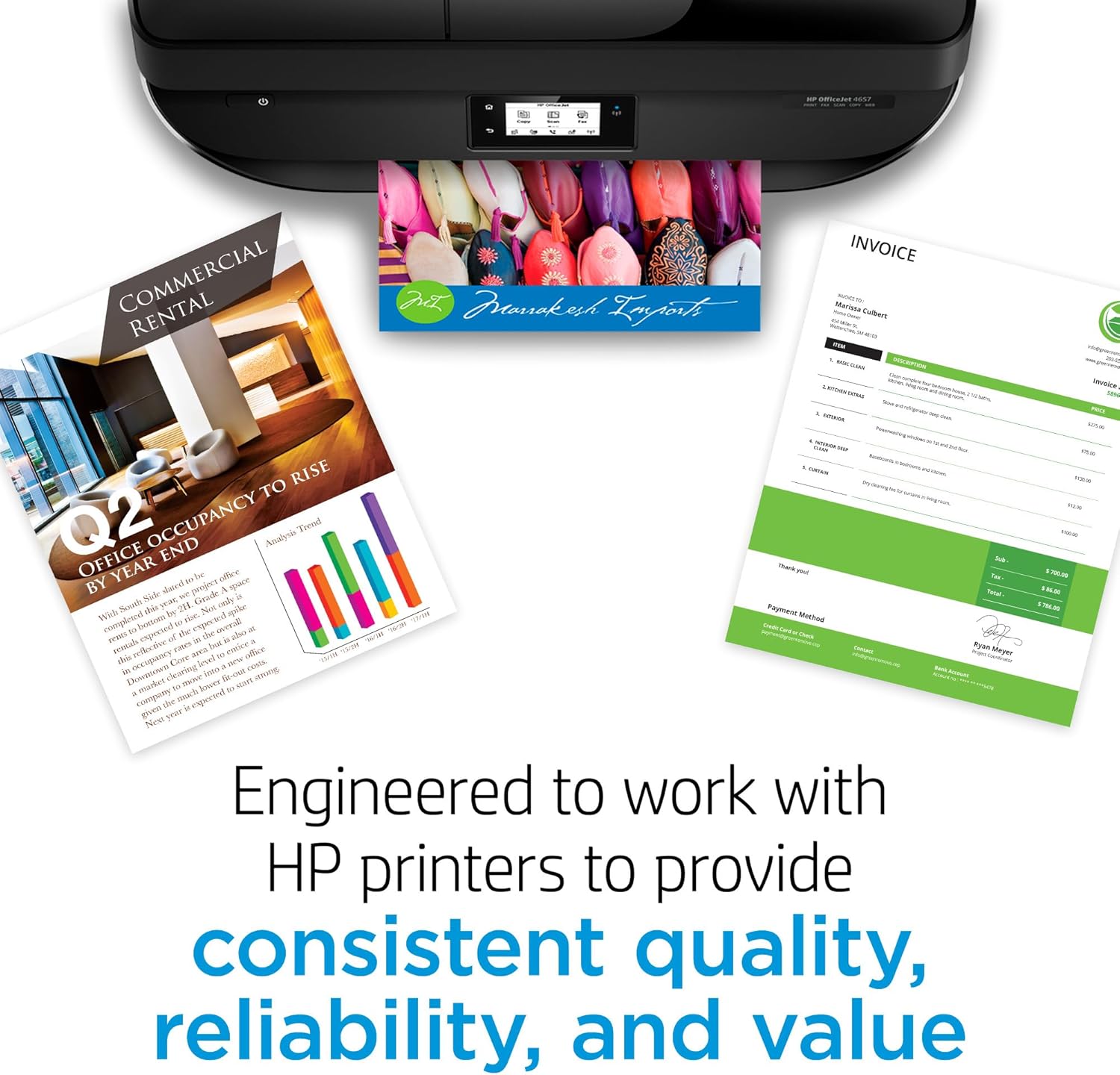 HP 63XL Black High-Yield Printer Ink Cartridge Printers | Works with D