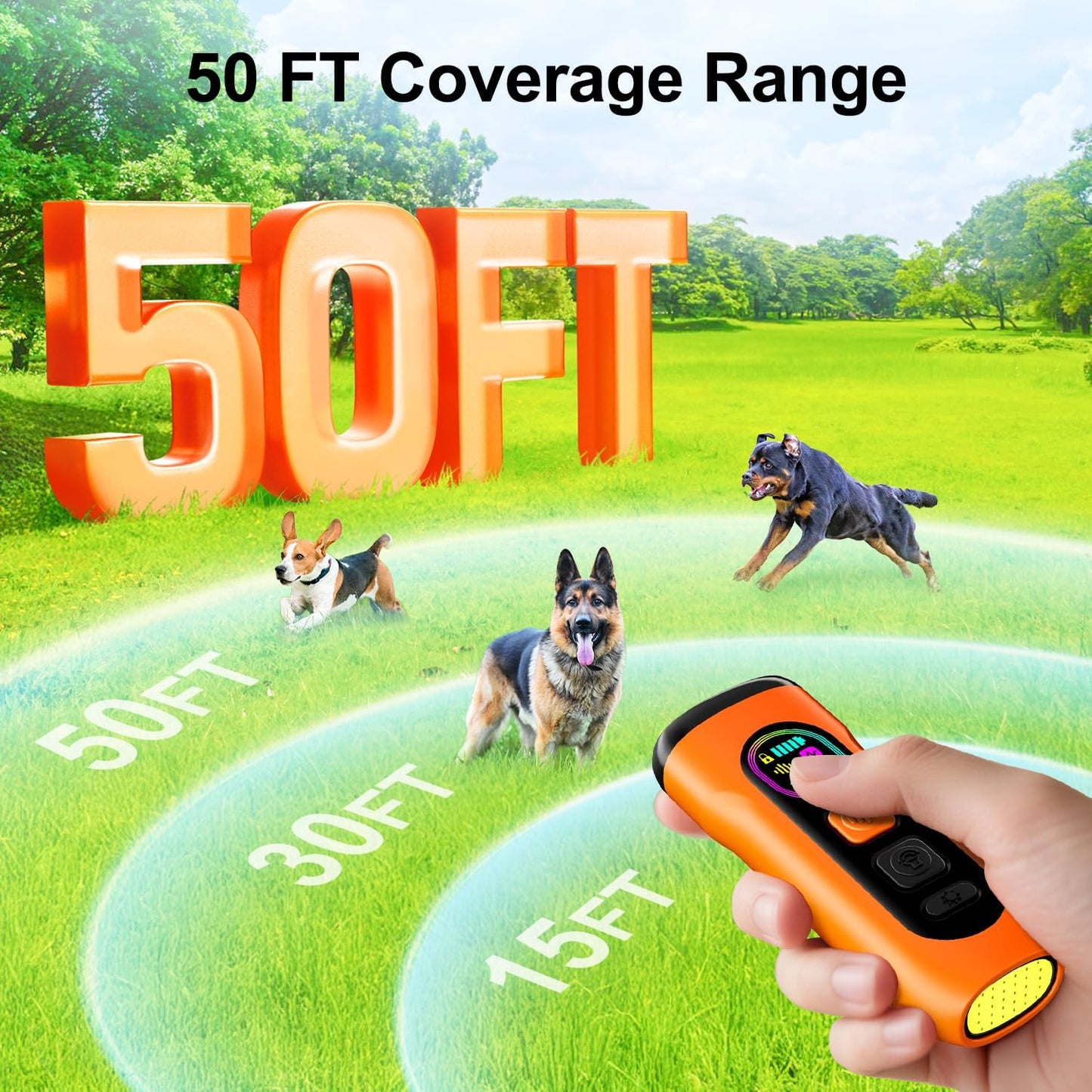 Dog Bark Deterrent Devices Anti Barking Device for Dogs Ultrasonic Bar