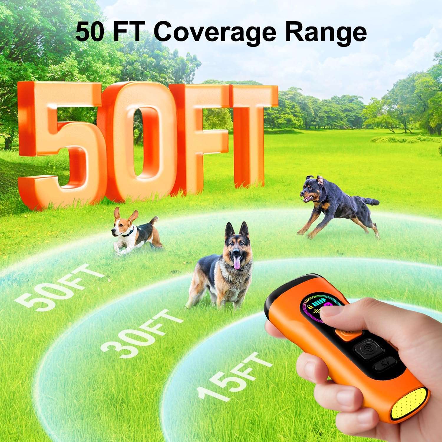 Dog Bark Deterrent Devices Anti Barking Device for Dogs Ultrasonic Bar
