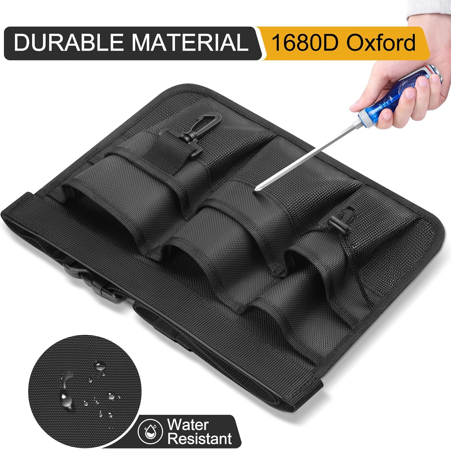 Garden Apron for Women, Adjustable Tool Belt with 8 Pockets - Heavy Du
