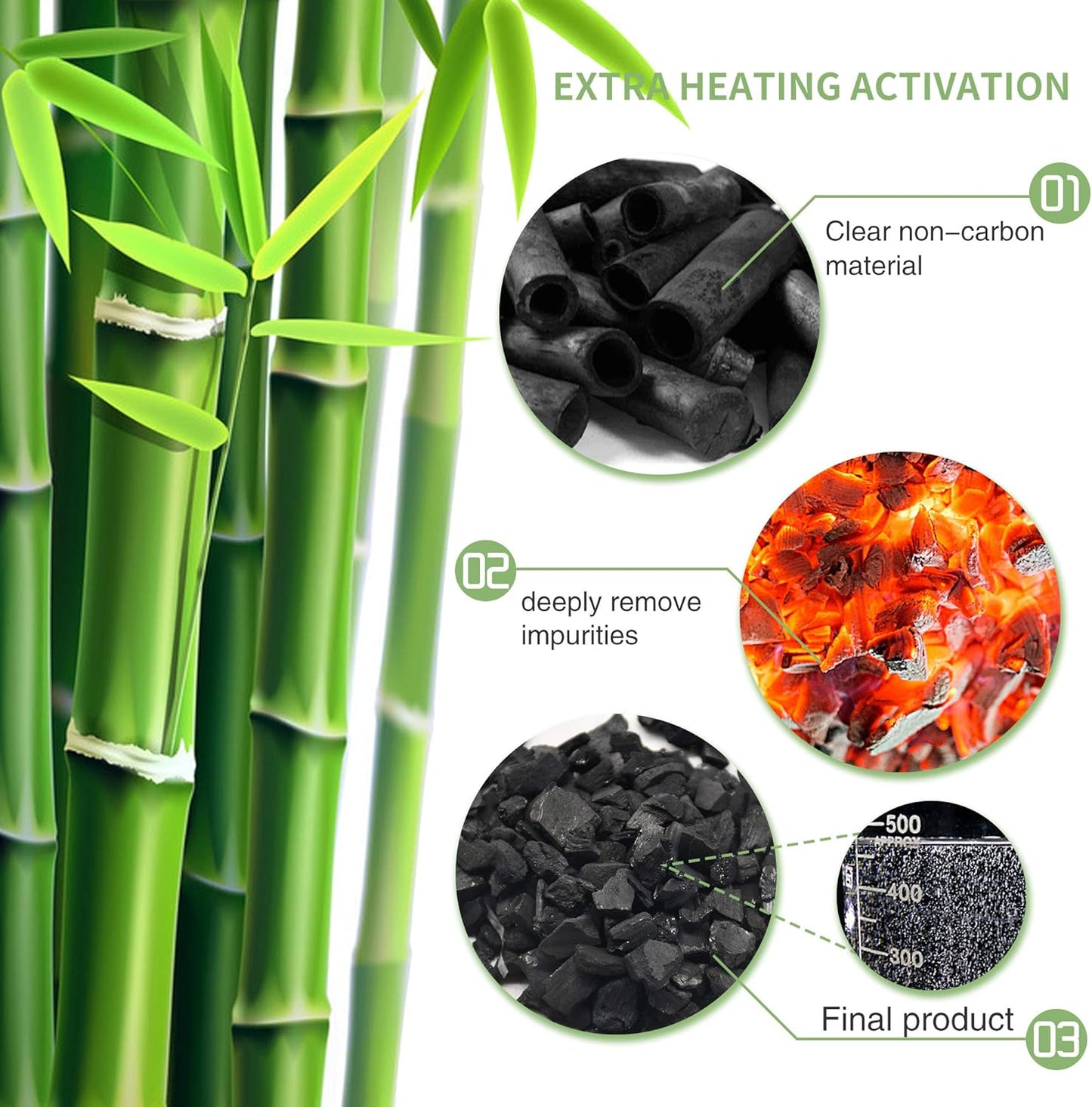 12 Pack Bamboo Air Purifying Bag, Activated Charcoal Bags Odor Absorbe