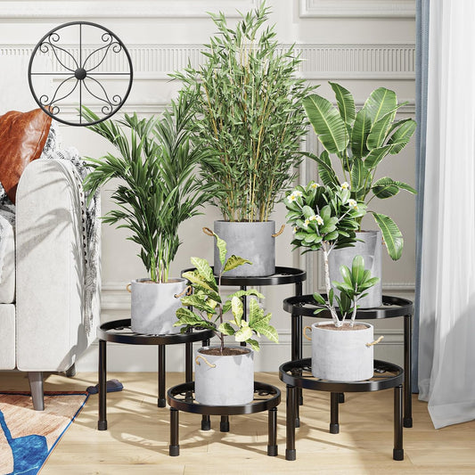 Simple Trending Metal Plant Stand Indoor Outdoor, Heavy Duty Flower Po