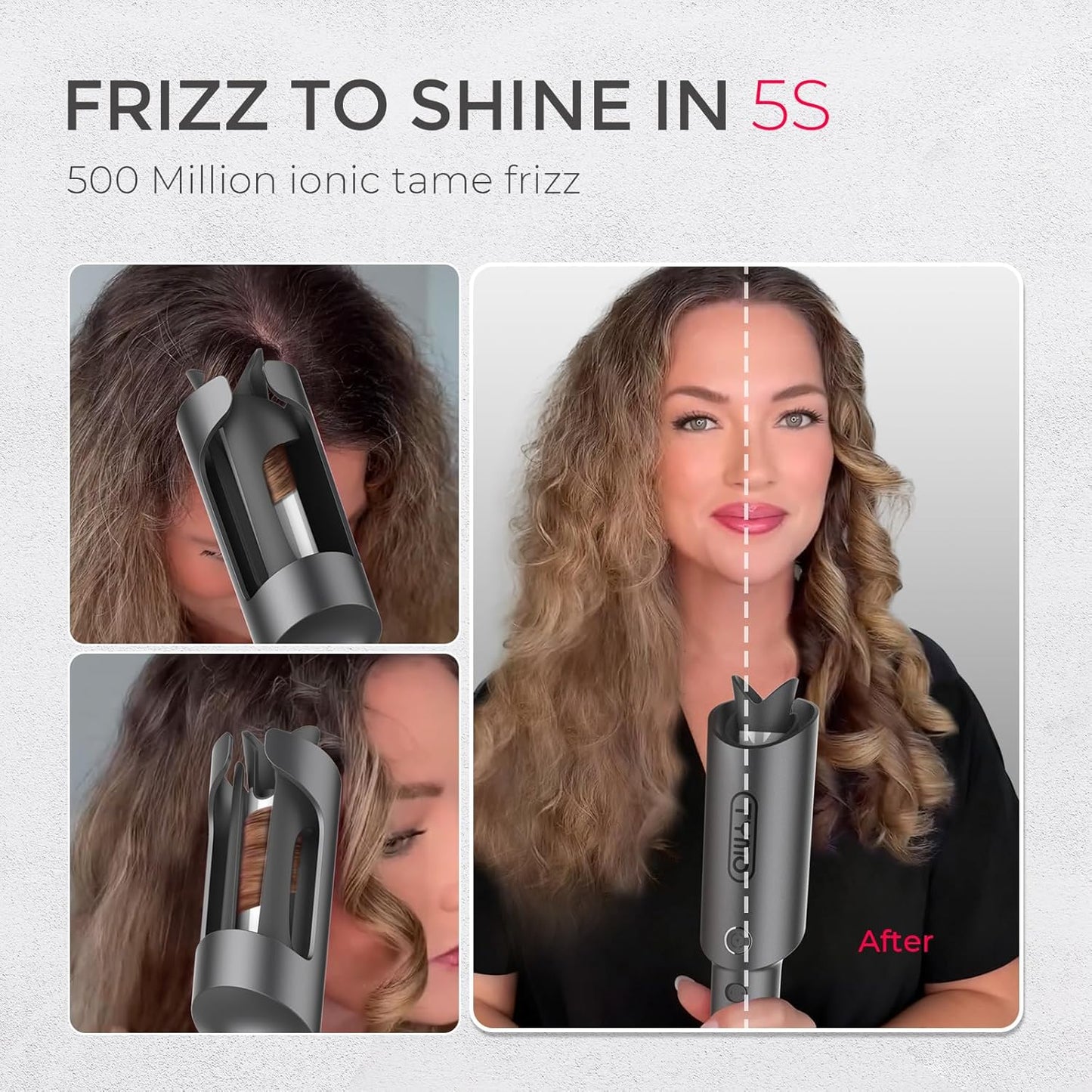 TYMO Automatic Rotating Curling Iron - TYMO CURLPRO Beach Waves Curlin