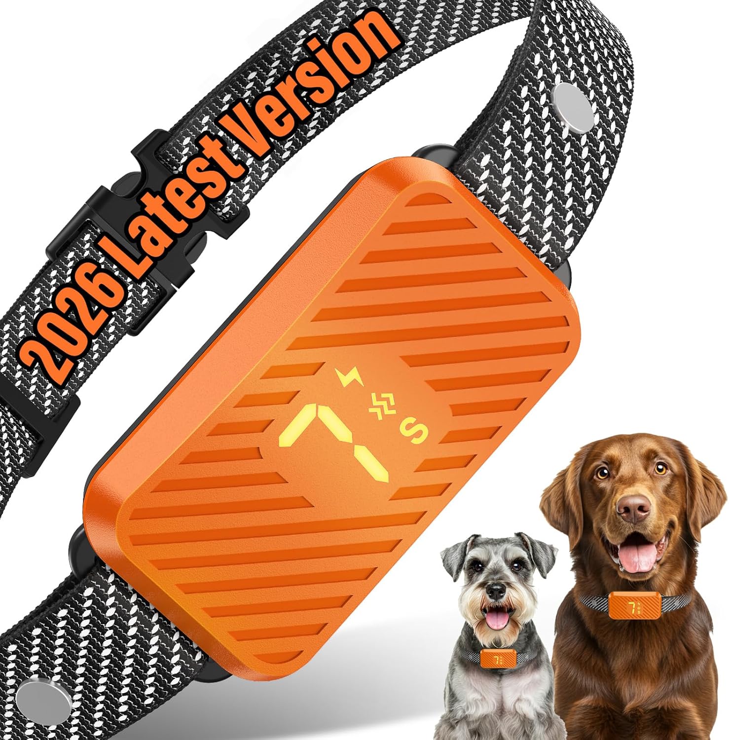 Dog Bark Collar for Large Medium Small Dogs, Effective No-Bark Collar,