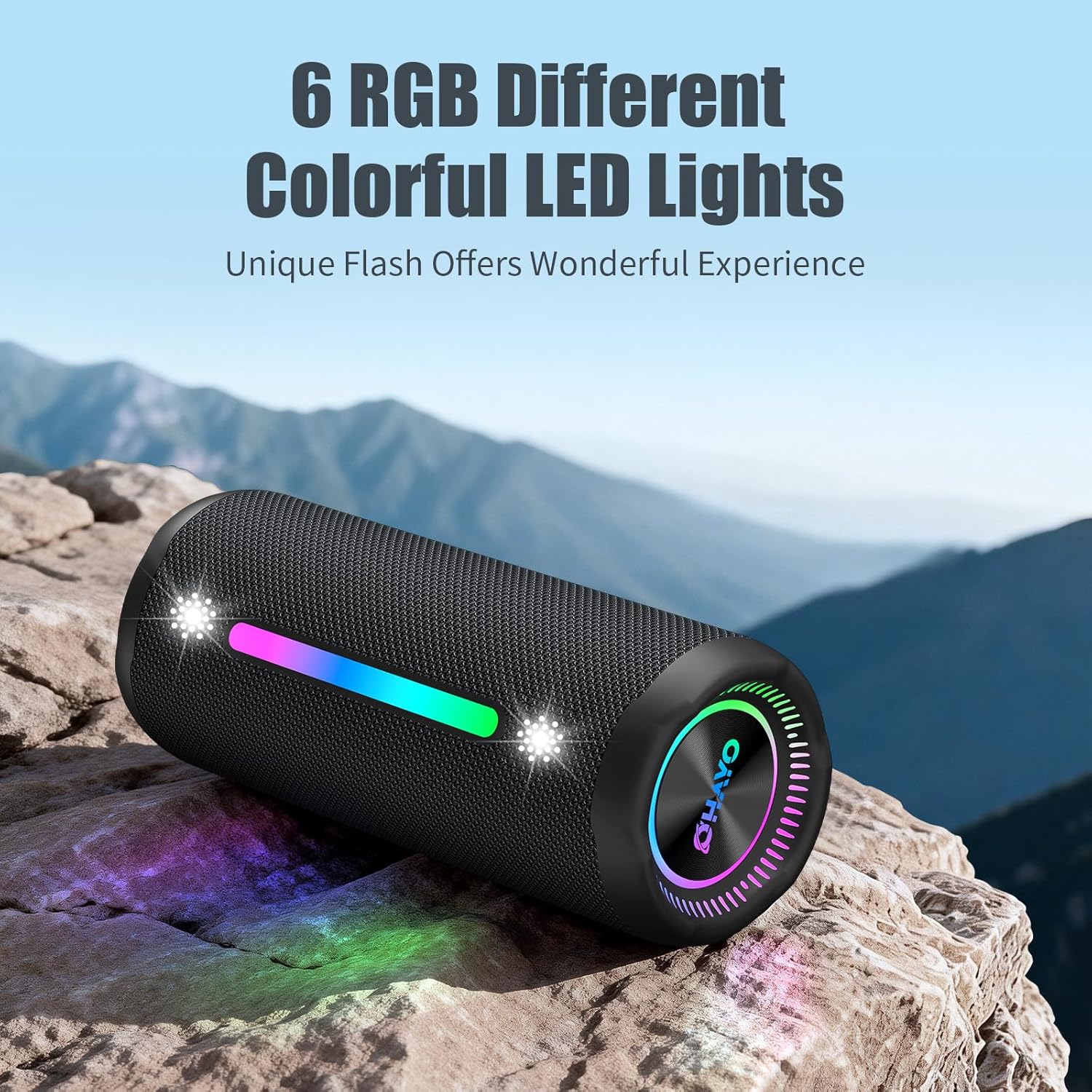Bluetooth Speakers Wireless Loud Stereo Sound IPX7 Waterproof Outdoor 