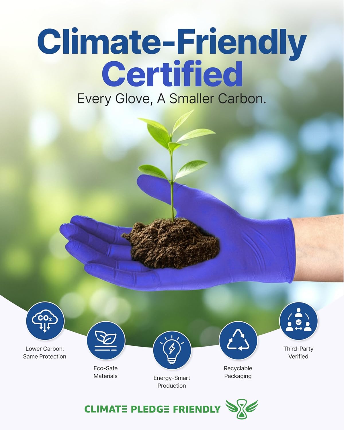 Schneider Nitrile Exam Gloves, Dark Blue, Disposable Gloves, Latex-Fre