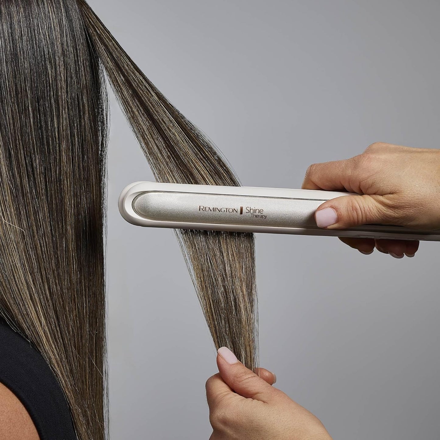 Remington Shine Therapy 1 inch Hair Straightener Iron, Flat Iron Infus