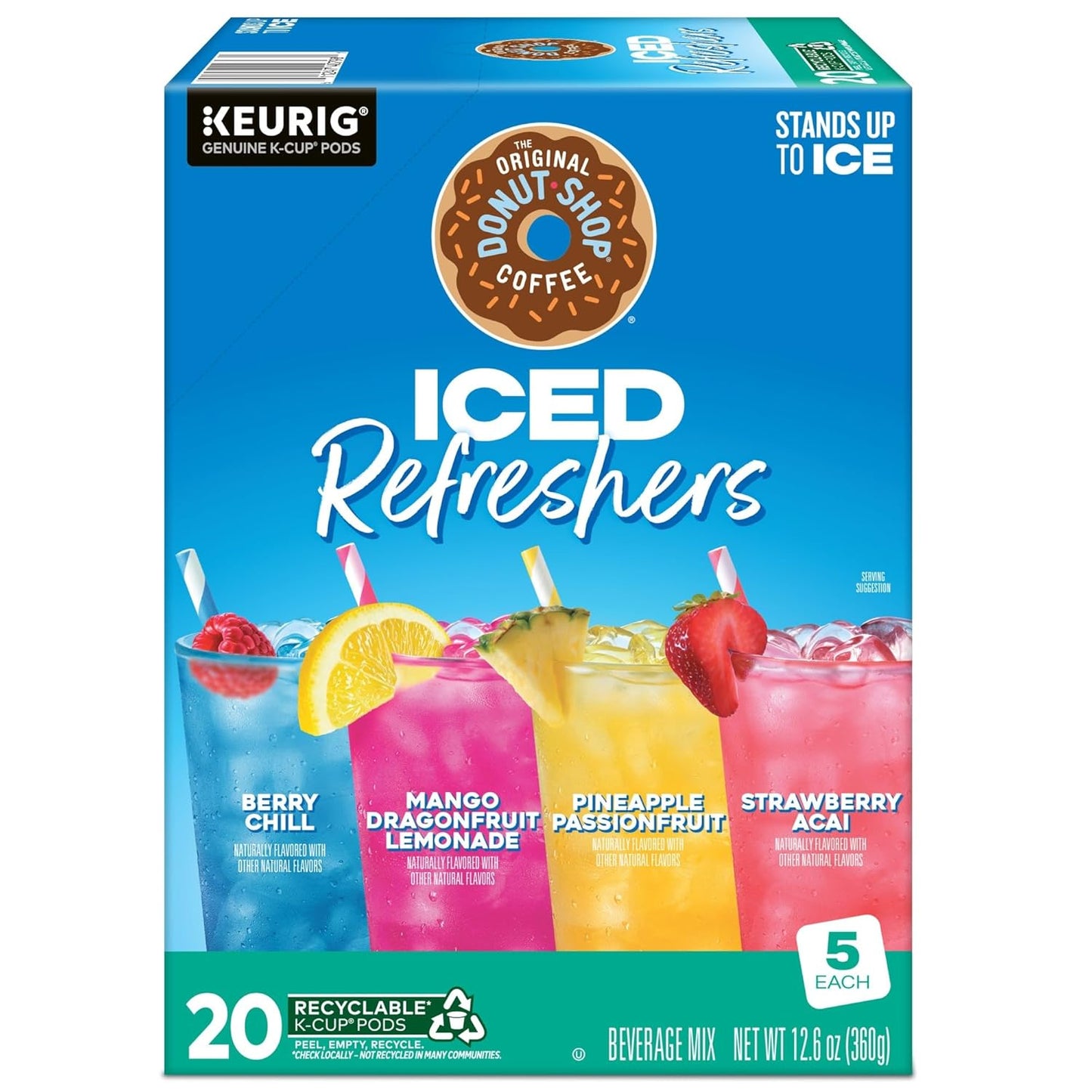 The Original Donut Shop, Iced Refreshers, Keurig Single Serve K-Cup Po