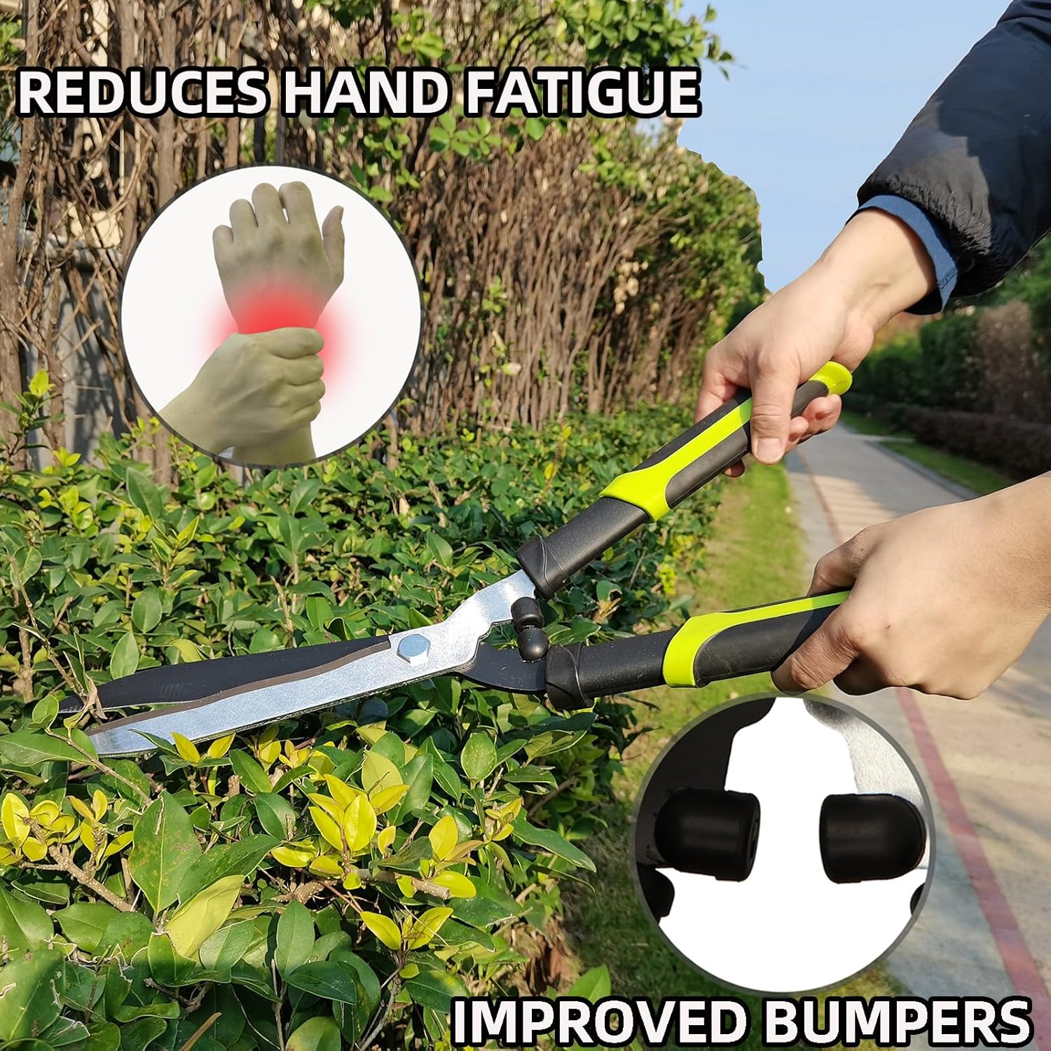 Hedge Clippers Shears Hedge Shears for Trimming Borders, Garden Tools 
