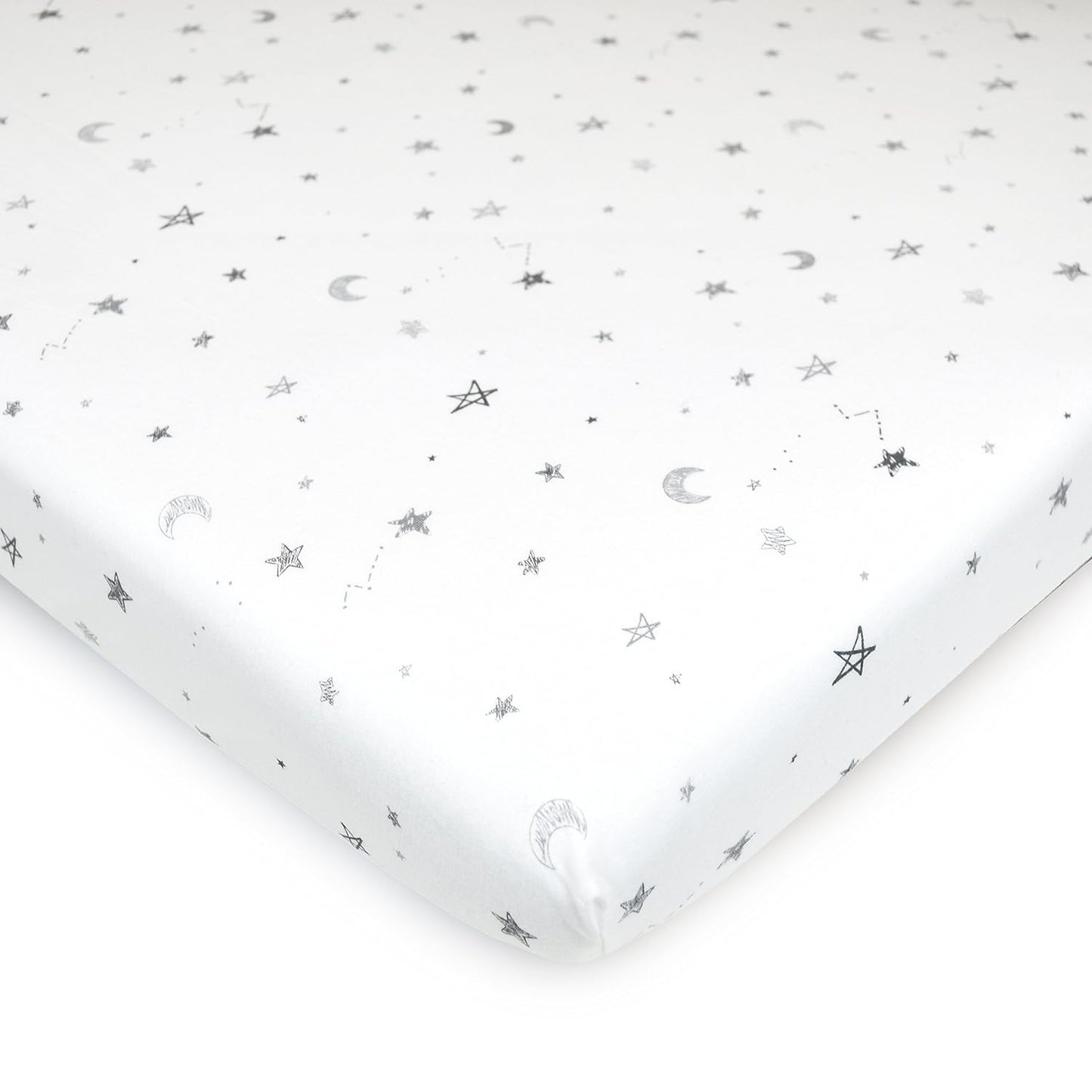 American Baby Company 3 Pack 100% Natural Cotton Fitted Mini Crib Shee