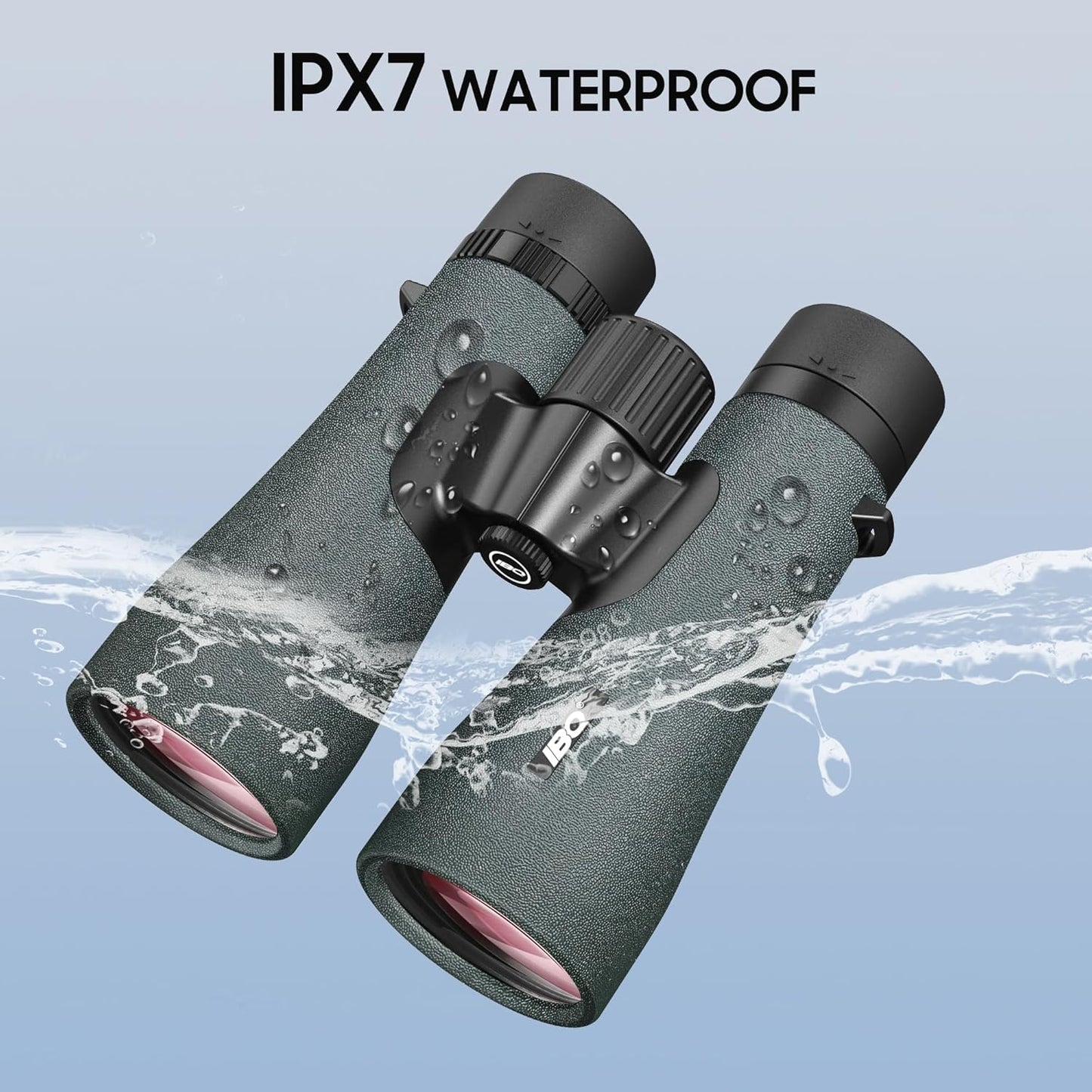 12x50 UHD Binoculars for Adults High Powered with Upgraded Phone Adapter - Large View, Lightweight, IPX7 Waterproof, BAK4 Prism - Binoculars for Hunting Bird Watching Cruise