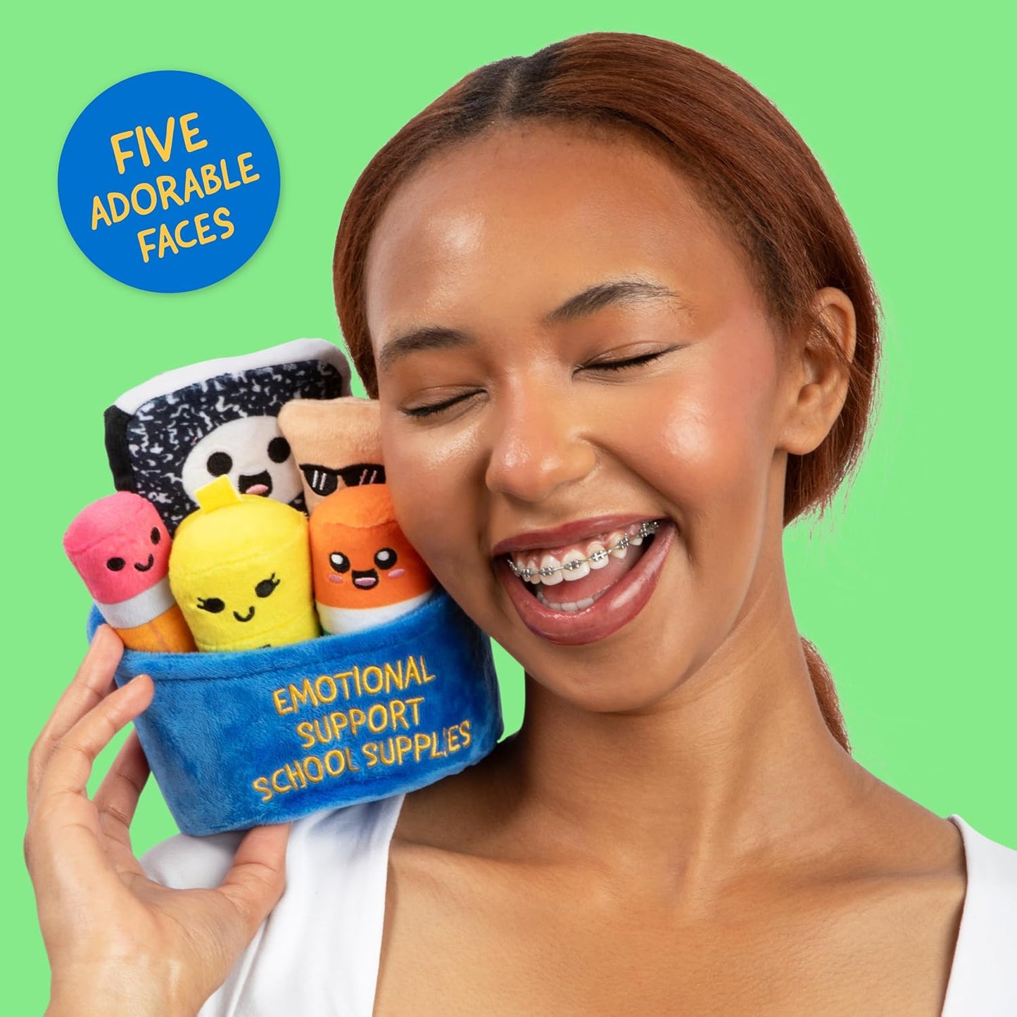 Emotional Support School Supplies Plush by Relatable - Cute Stuffed An
