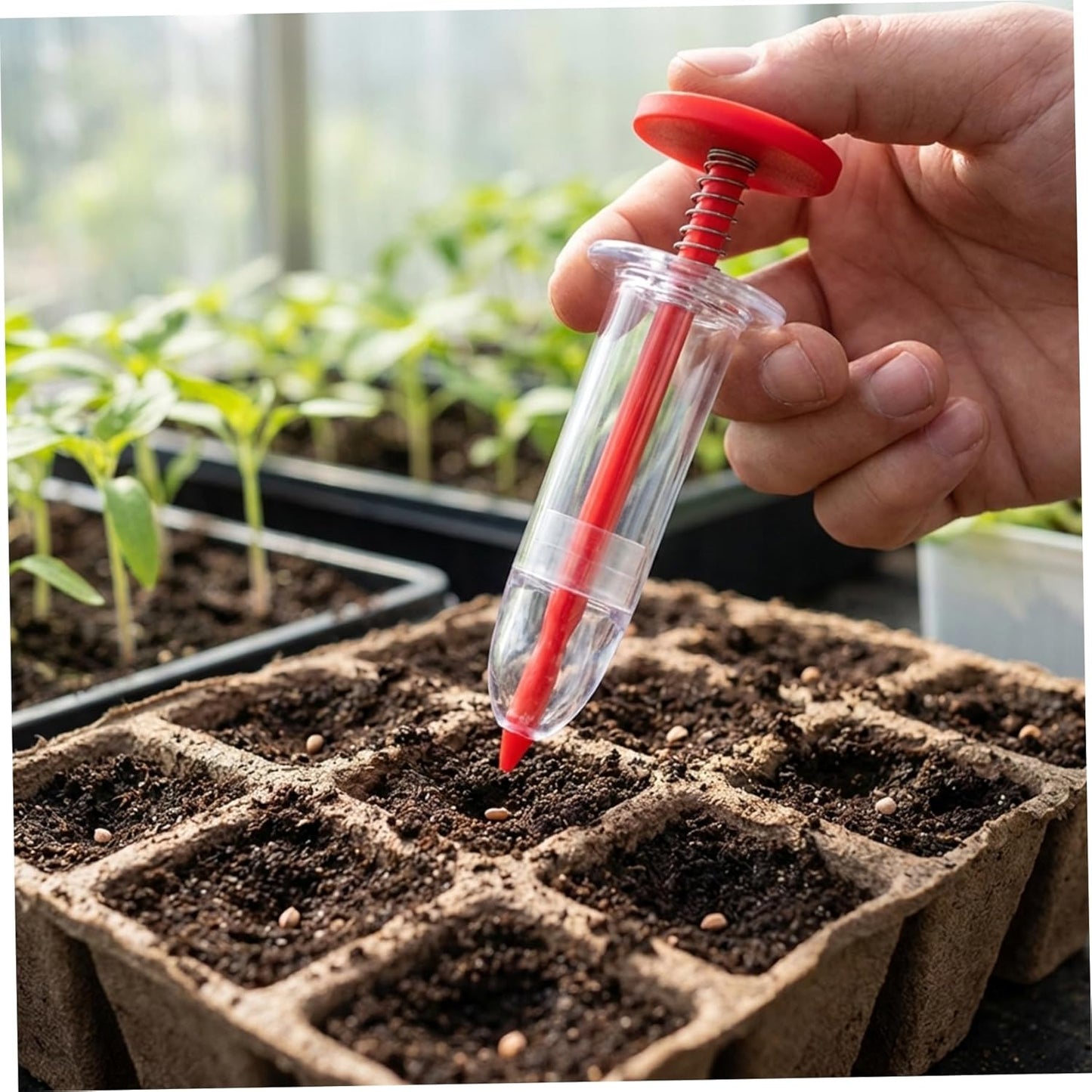 3Pcs Seed Planter Tool Mini Hand Seed Dispenser for Precise Planting Garden Seeder for Small Seeds Planter Tool, Seeder, Dispenser, Planting, Garden