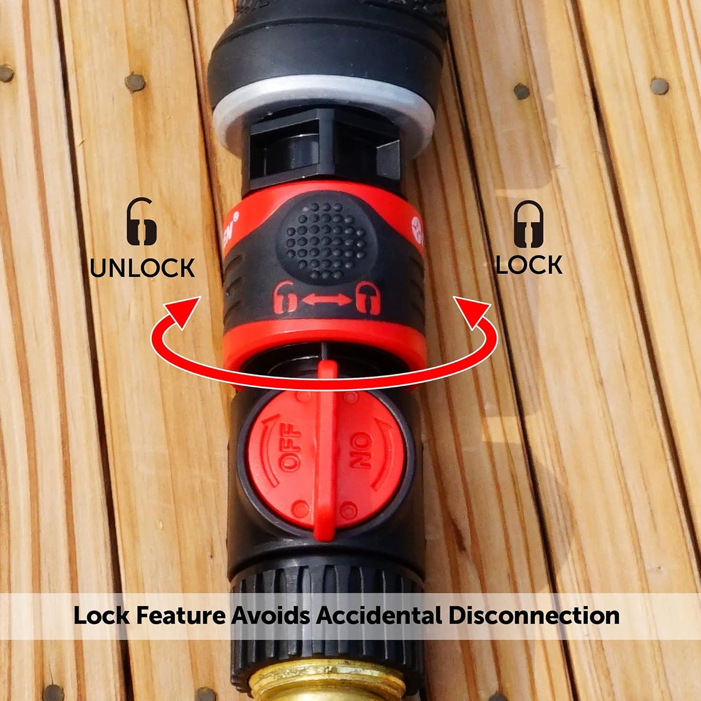 Eden 93218 Premium Garden Hose Quick Connect Kit | 9-Piece / 3-Pair Sn