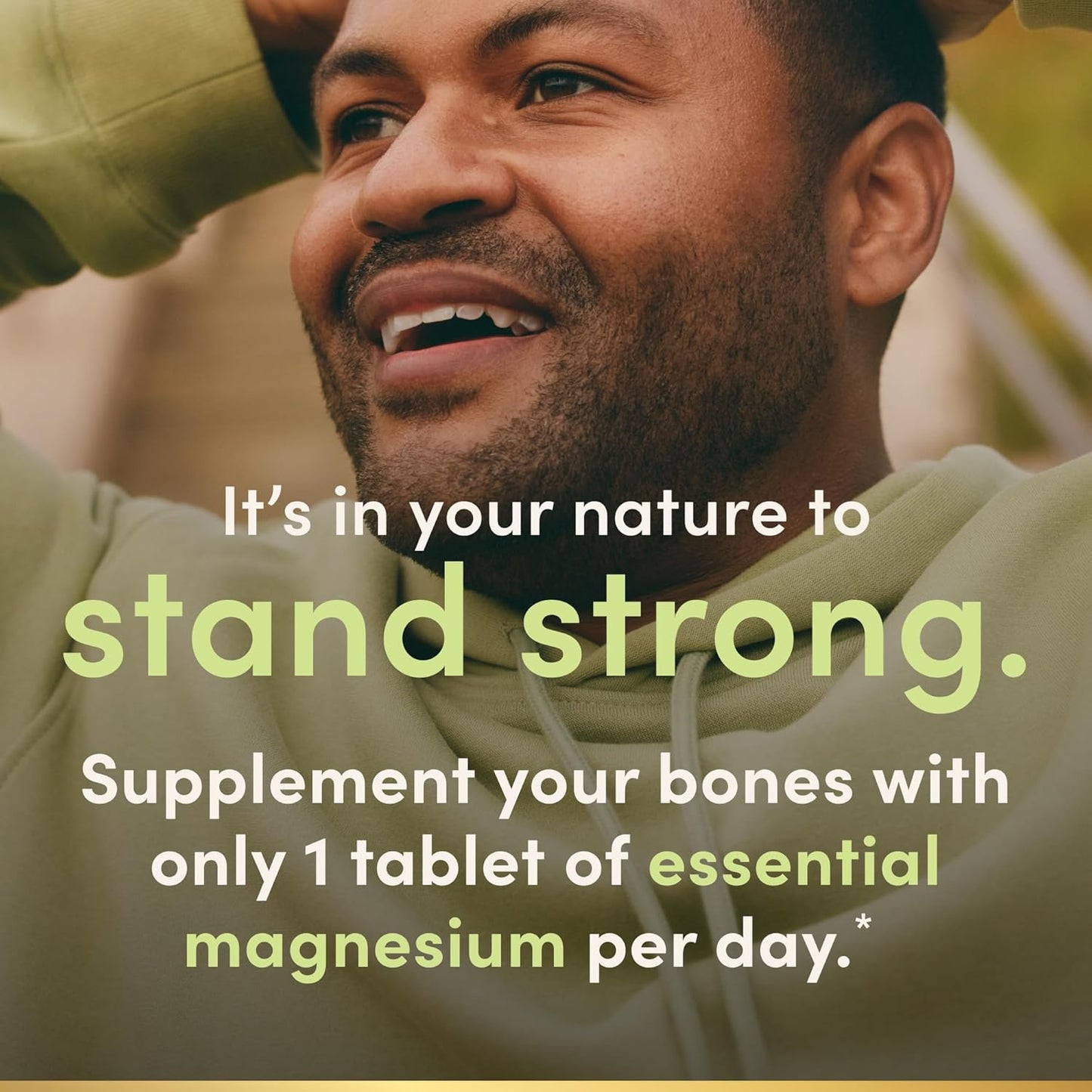 Nature's Bounty Magnesium 500 mg Tablets, High Potency Magnesium Suppl
