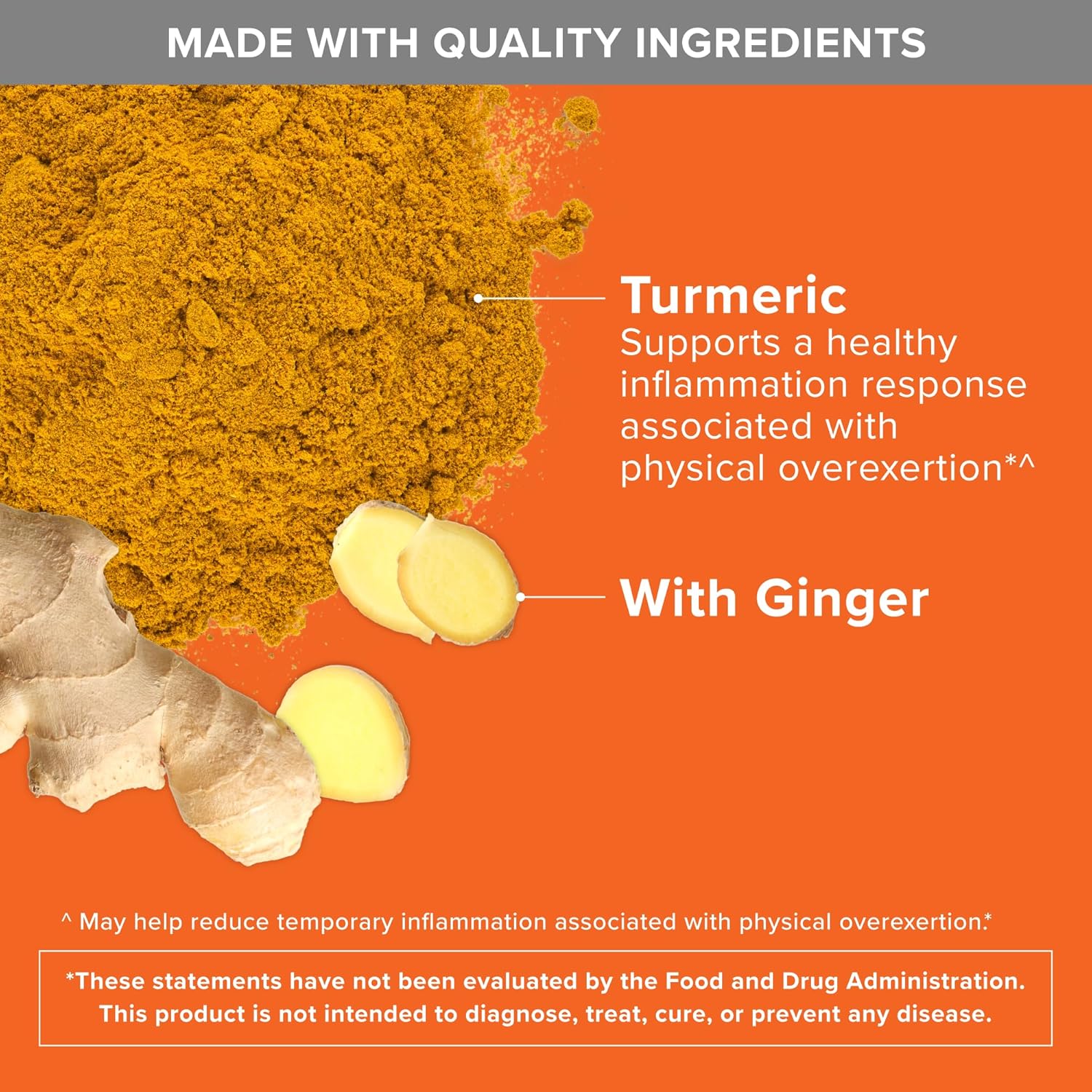 Qunol Turmeric Curcumin with Black Pepper & Ginger, 2400mg Turmeric Ex