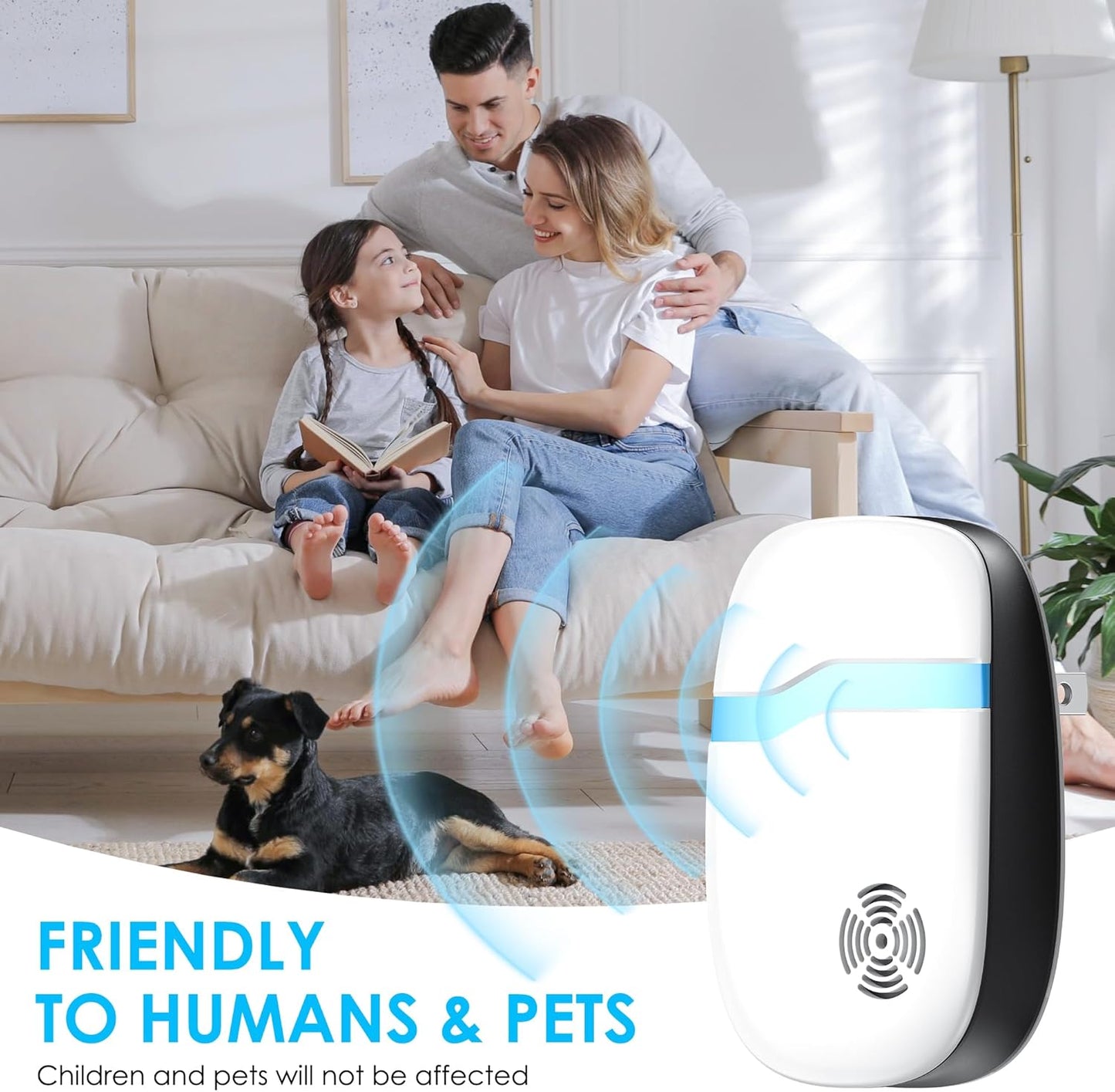 [2026 Upgraded] Ultrasonic Mouse & Pest Indoor Repeller - Stronger Dri
