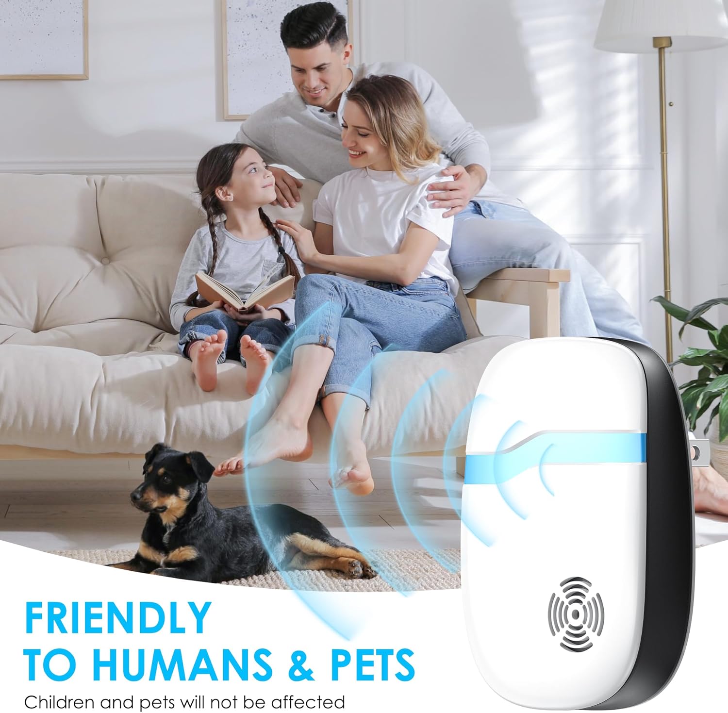 [2026 Upgraded] Ultrasonic Mouse & Pest Indoor Repeller - Stronger Dri