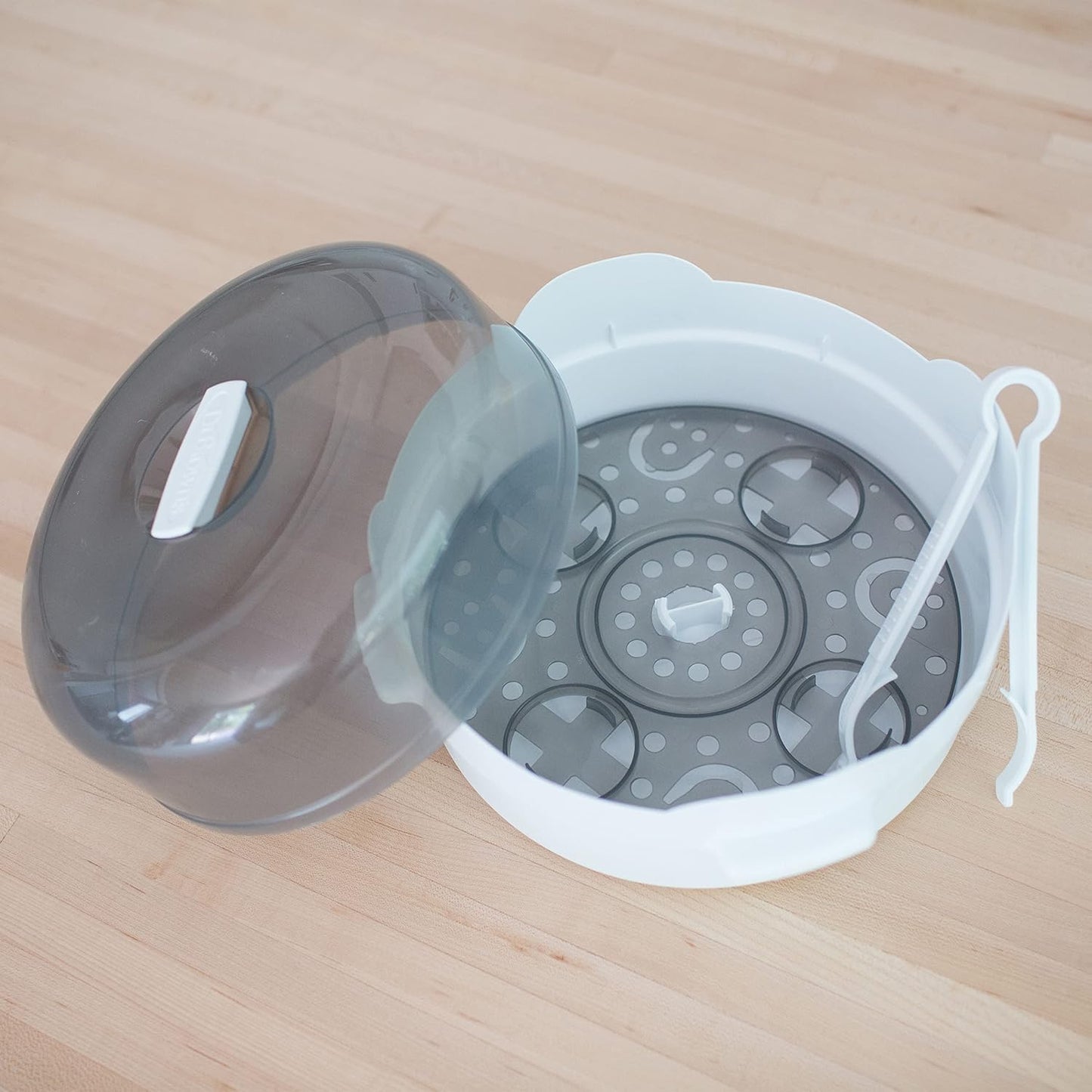 Dr. Brown's Microwave Steam - for Baby Bottles, Nipples, Bottle Parts, Pacifiers, Teethers and Breast Pump Parts